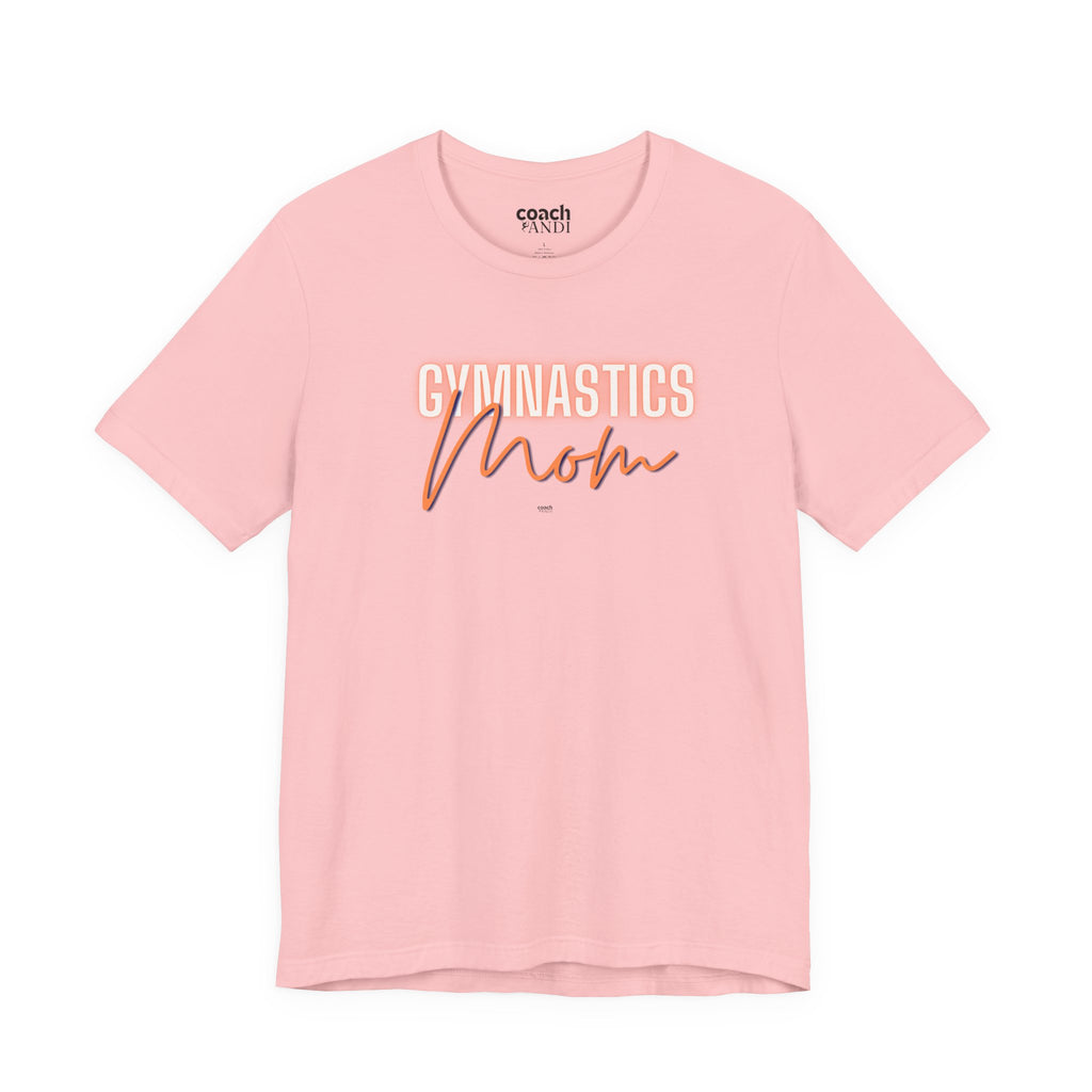 Glow Gym Mom Tshirt - Orange/Blue (Adult)