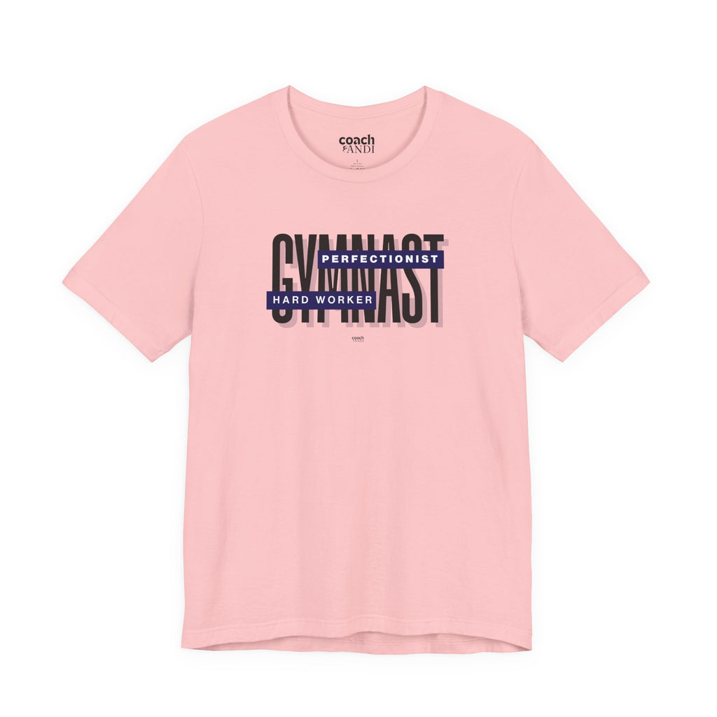 Gymnast Hard Worker Tshirt - Blue (Adult)