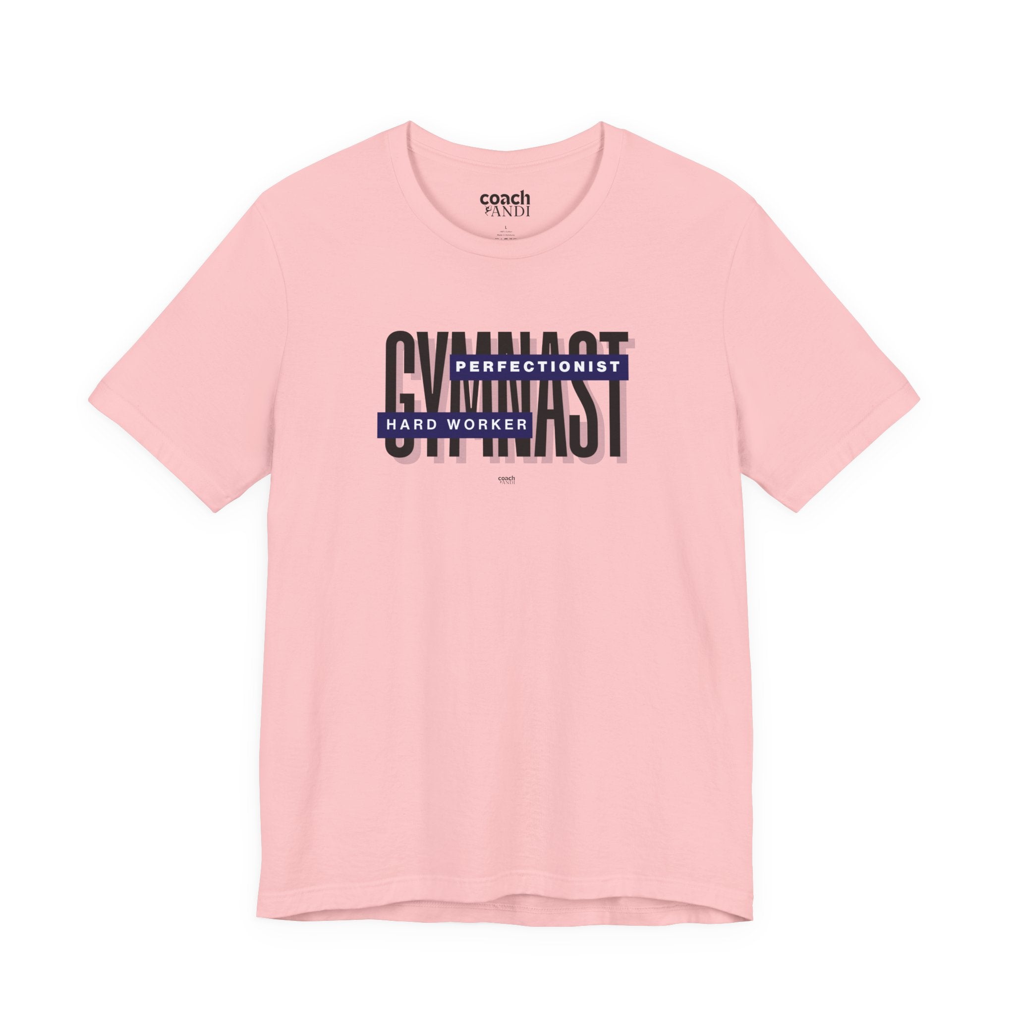 Gymnast Hard Worker Tshirt - Blue (Adult)
