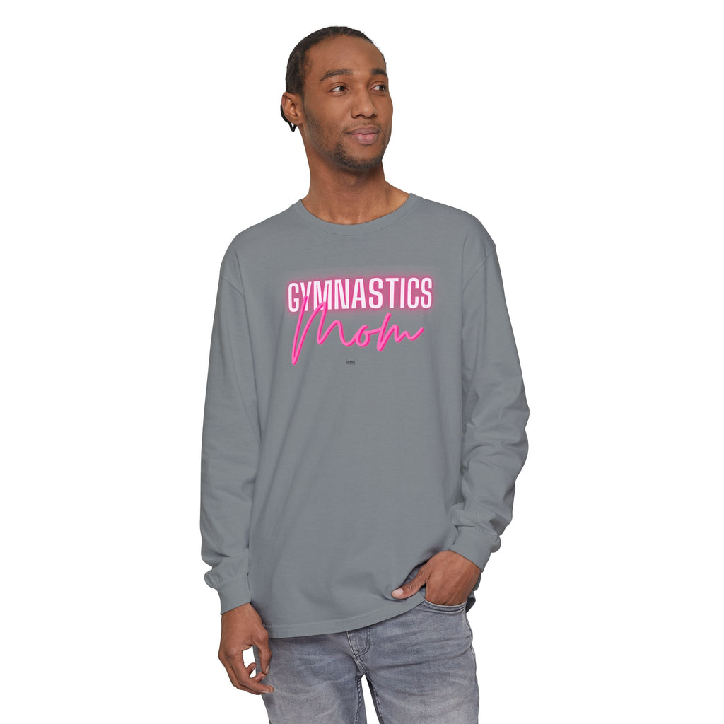 Glow Gym Mom Long Sleeve Shirt - Pink (Adult)