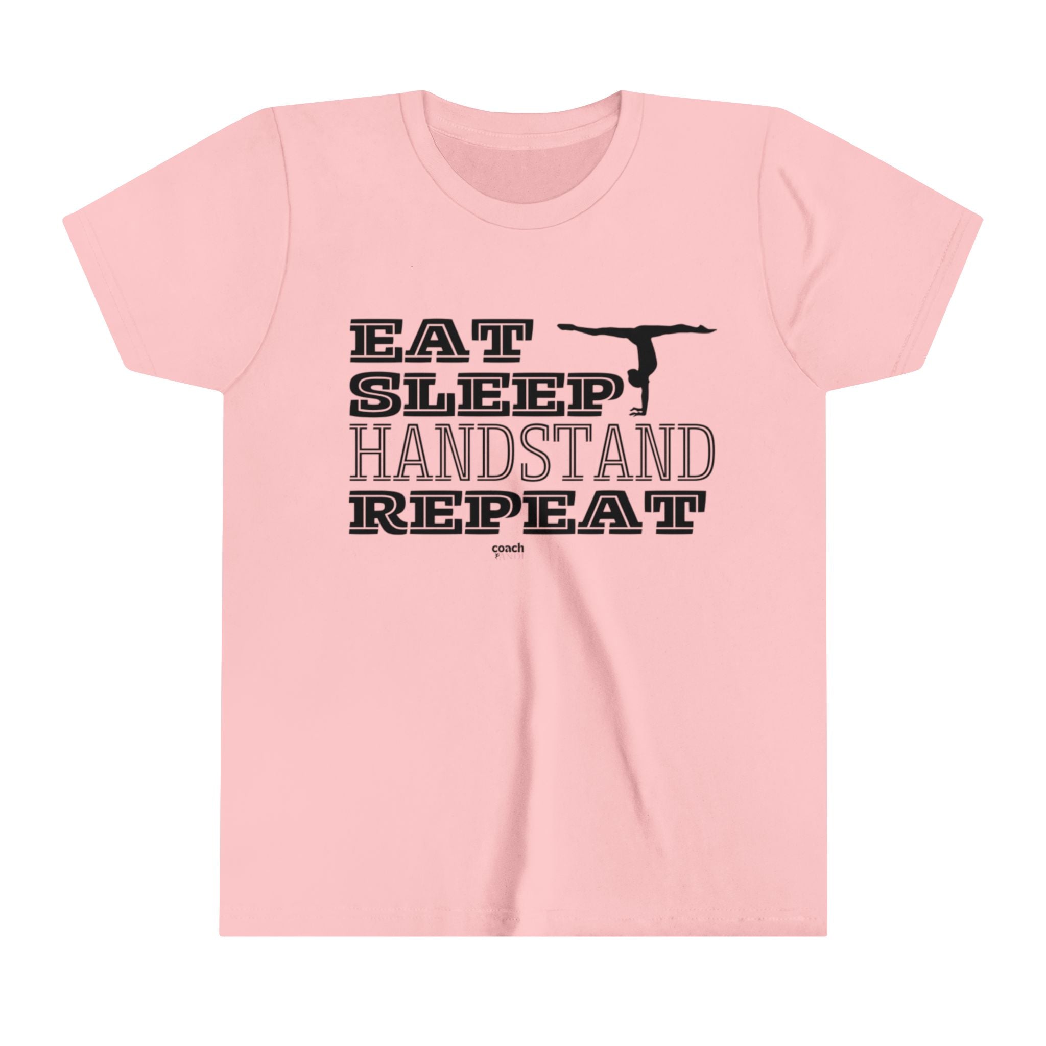 Eat, Sleep, Handstand, Repeat (Youth Short Sleeve Tee)