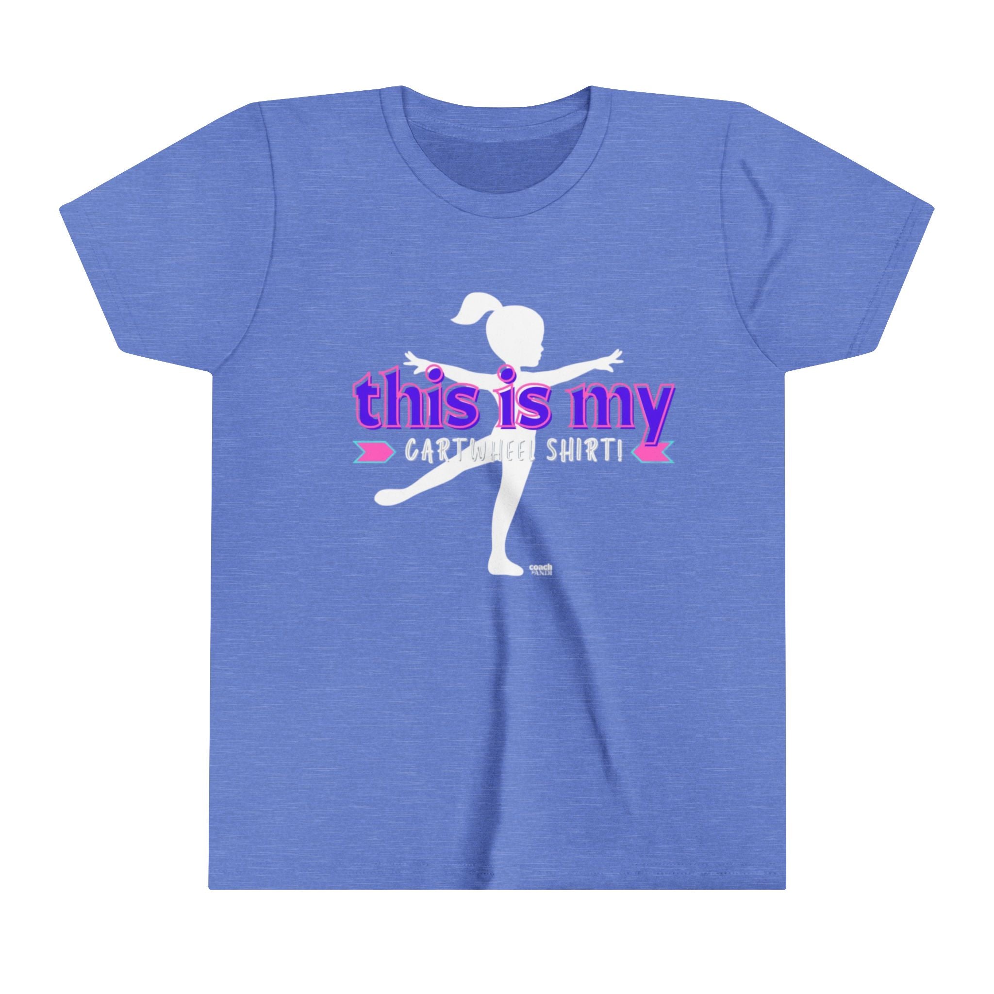 My Cartwheel Shirt-Purple/Pink (Youth Short Sleeve Tee)