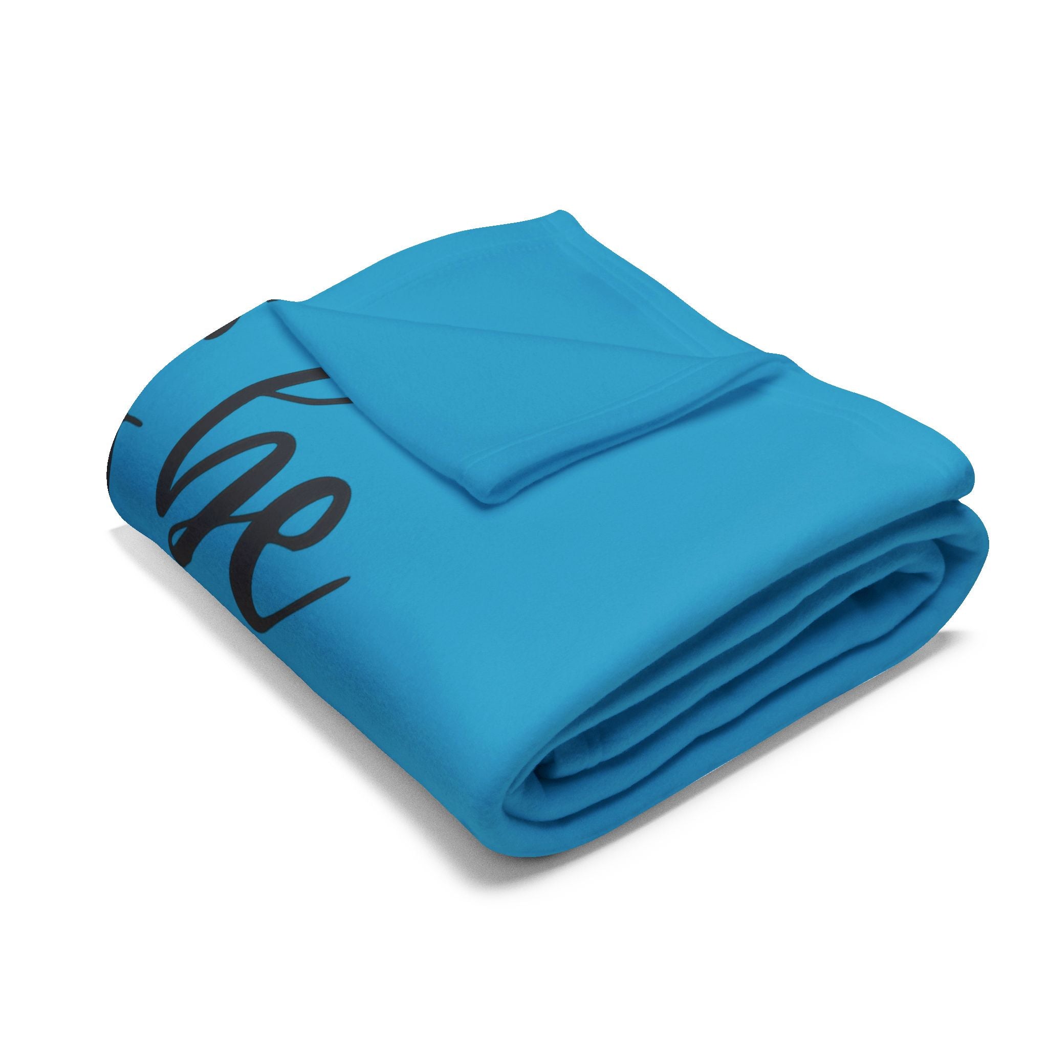 Always Be A Gymnast-Turquoise (Arctic Fleece Blanket)