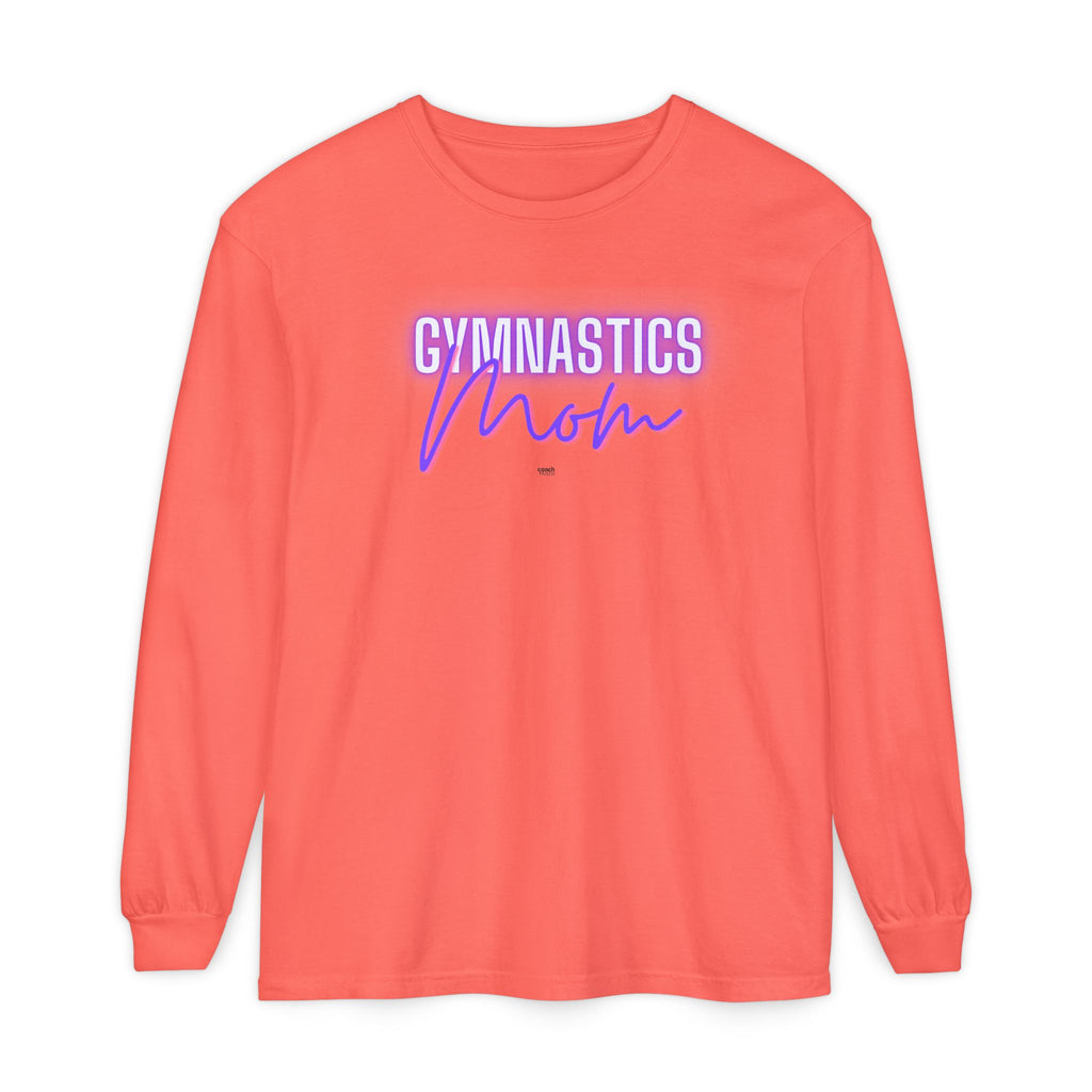 Glow Gym Mom Long Sleeve Shirt - Purple/Pink (Adult)