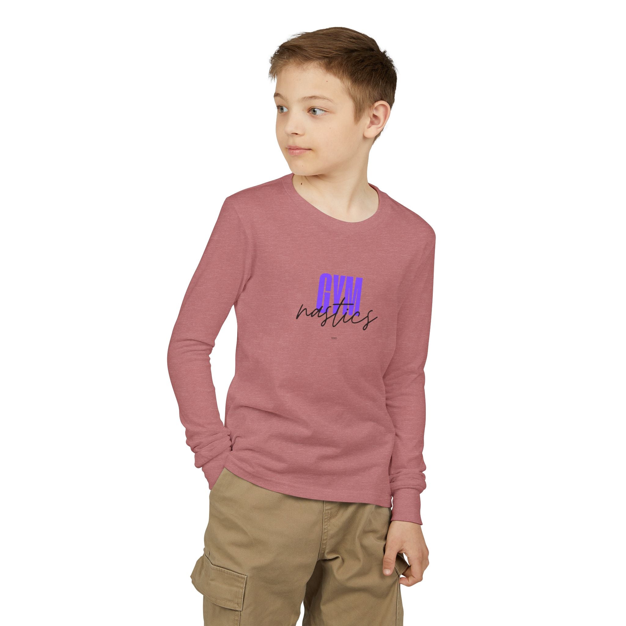 GYMnastics Long Sleeve Shirt - Purple (Youth)