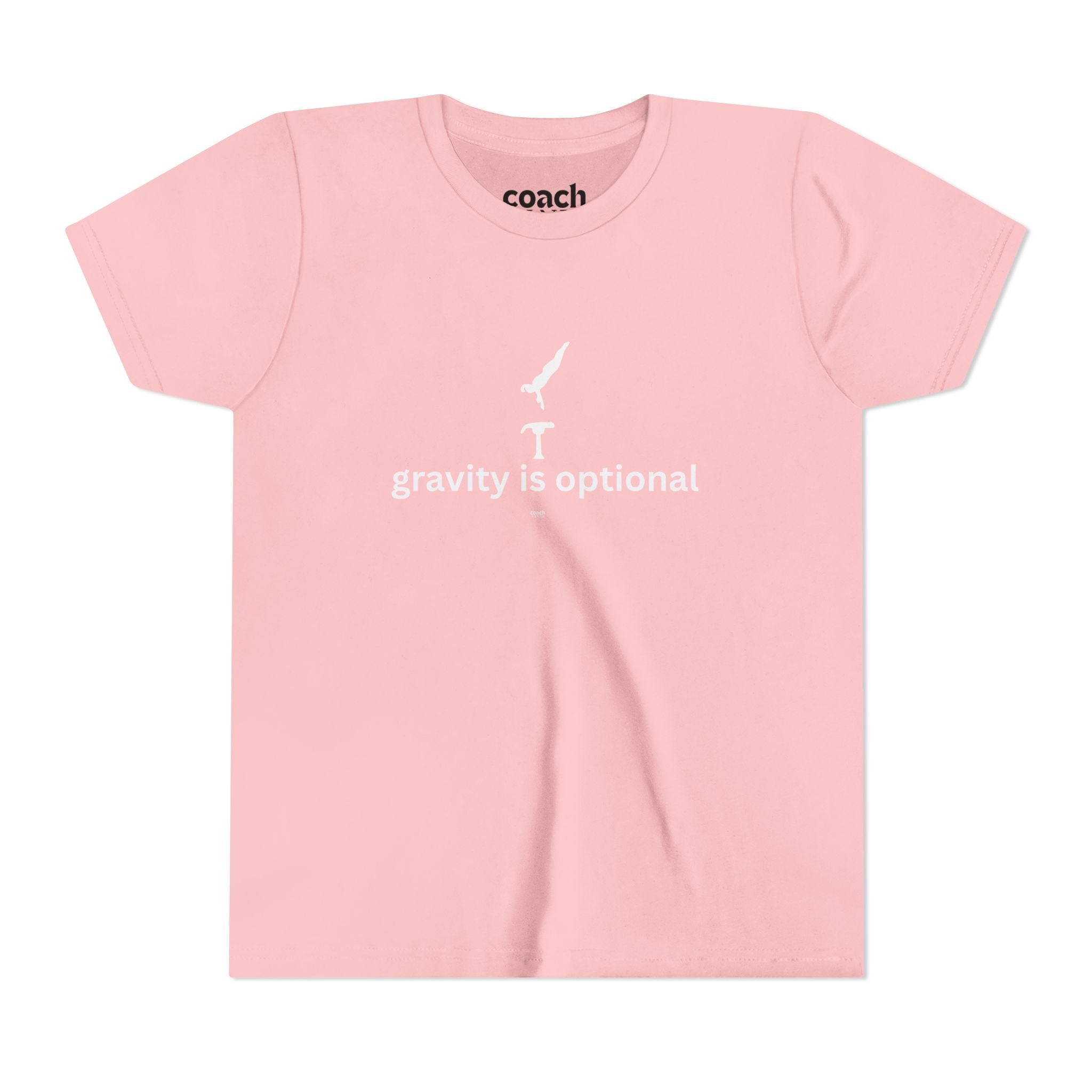Gravity is Optional Tshirt - White Font (Youth)
