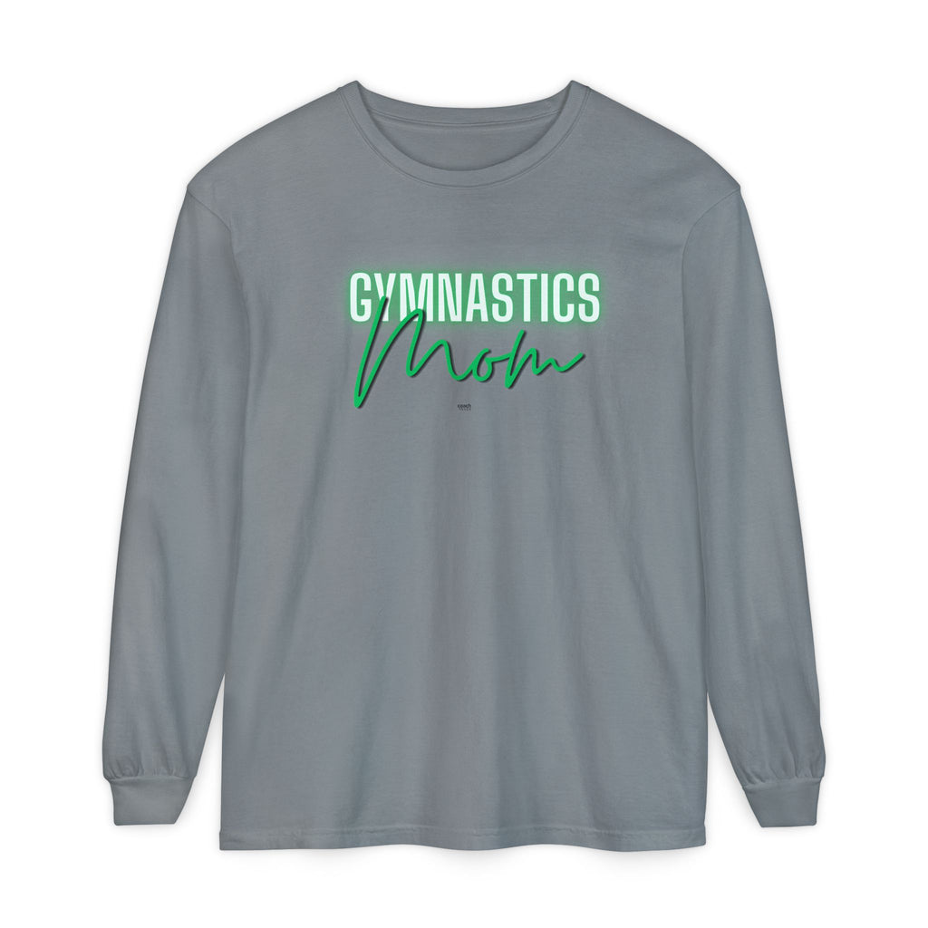 Glow Gym Mom Long Sleeve Shirt - Green (Adult)