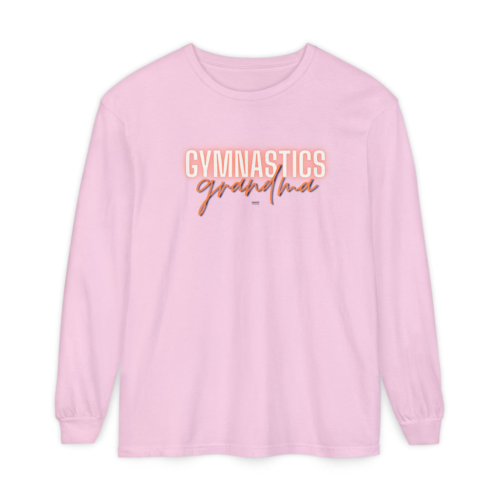 Glow Gym Gma Long Sleeve Shirt - Orange/Blue (Adult)