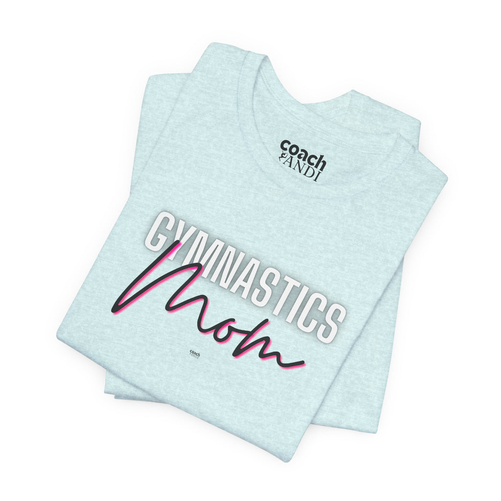 Glow Gym Mom Tshirt - Black/Pink (Adult)