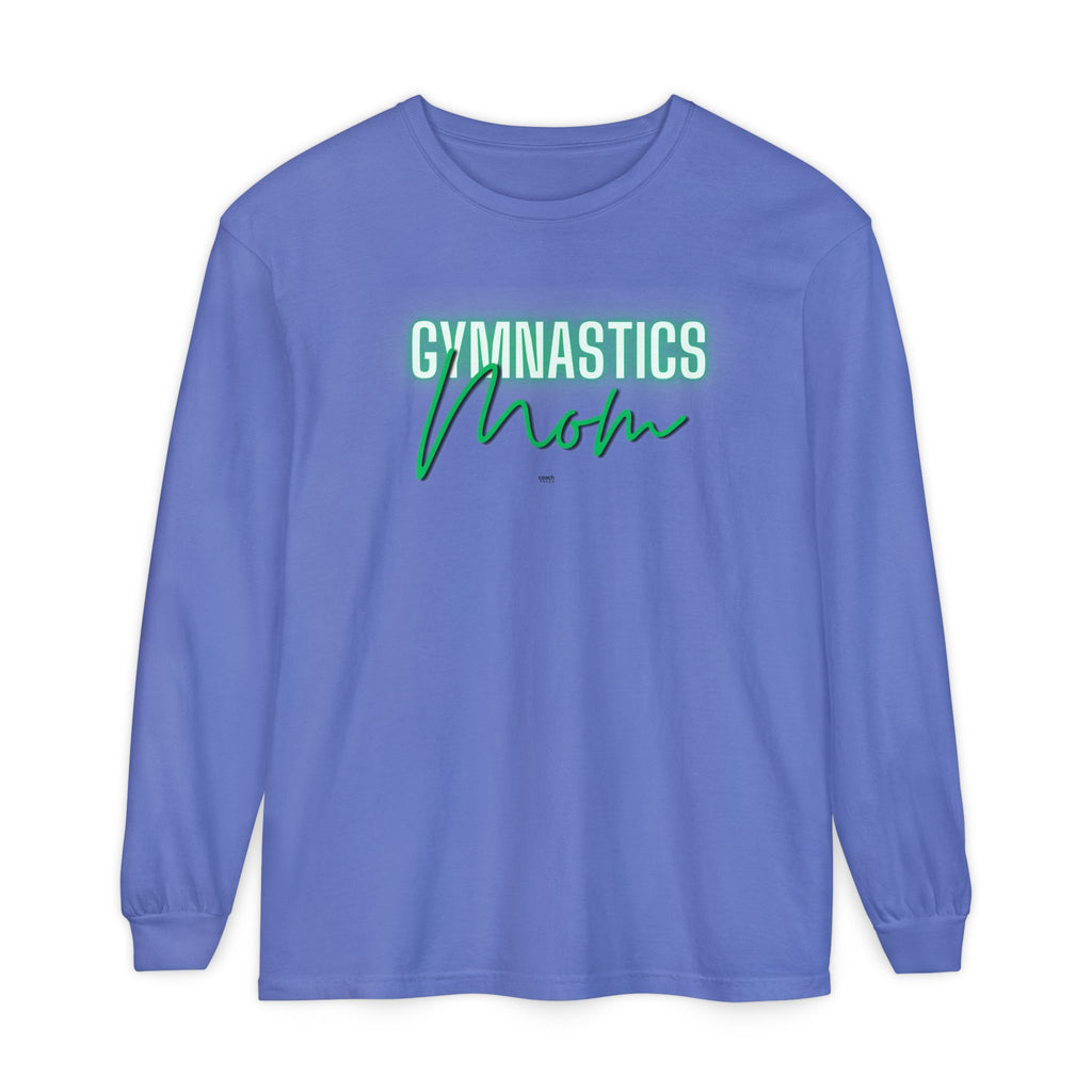 Glow Gym Mom Long Sleeve Shirt - Green (Adult)