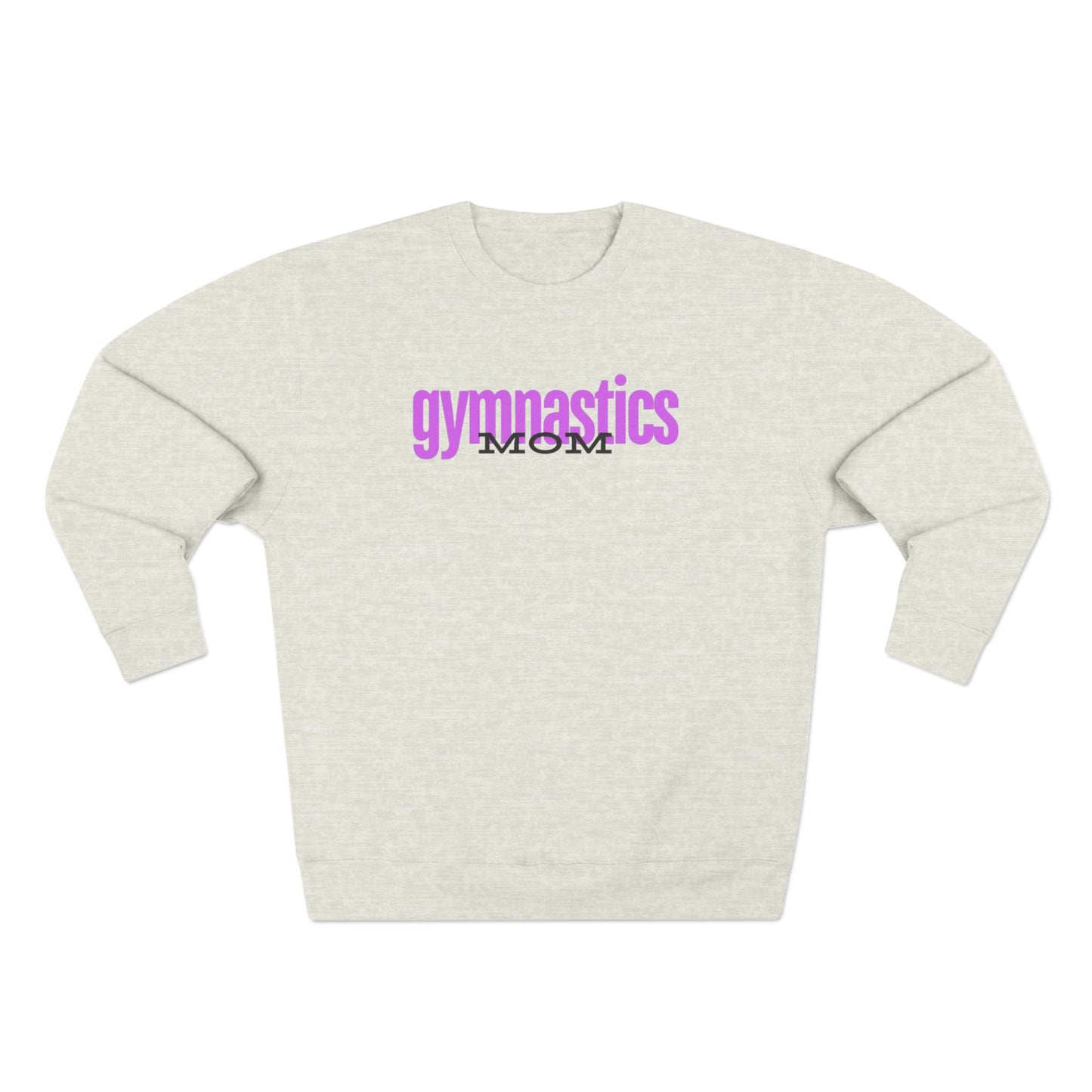 Gymnastics Mom-Fuscia (Adult Crewneck)