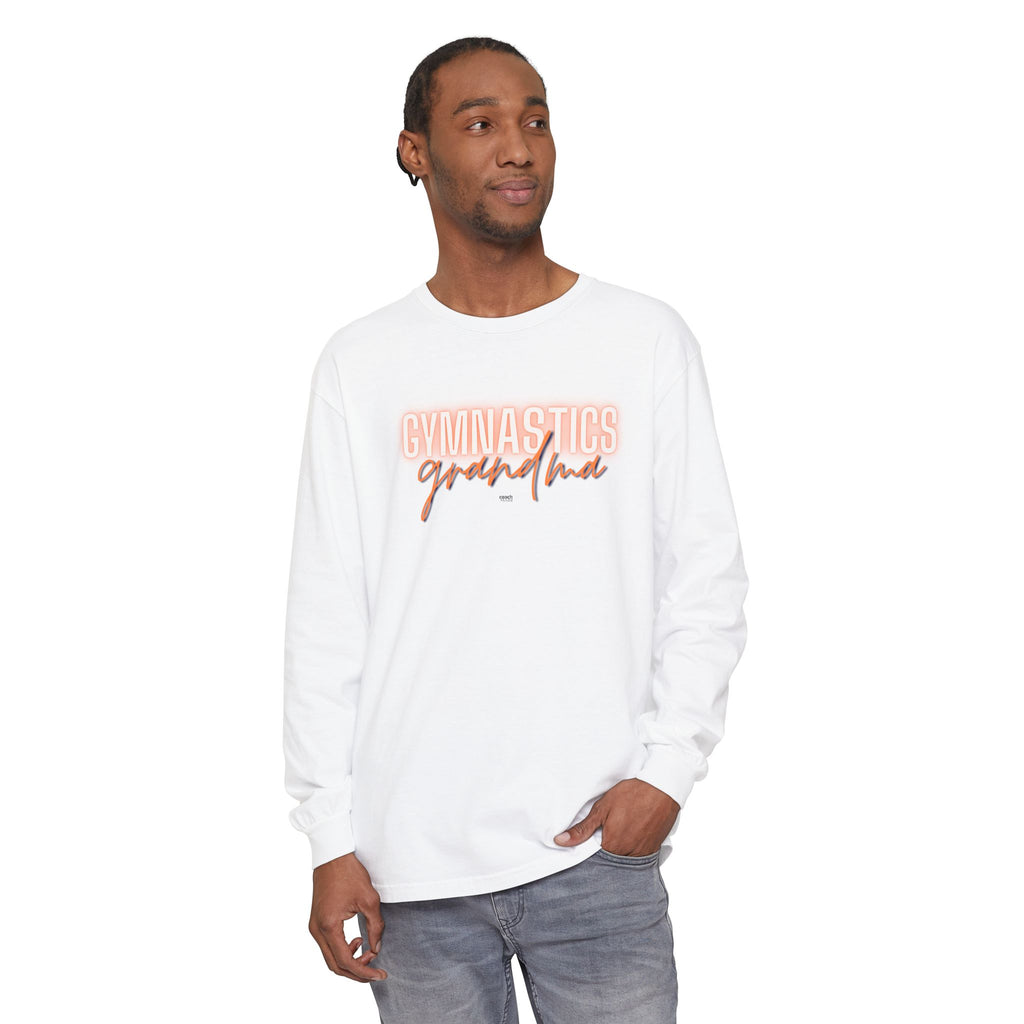 Glow Gym Gma Long Sleeve Shirt - Orange/Blue (Adult)