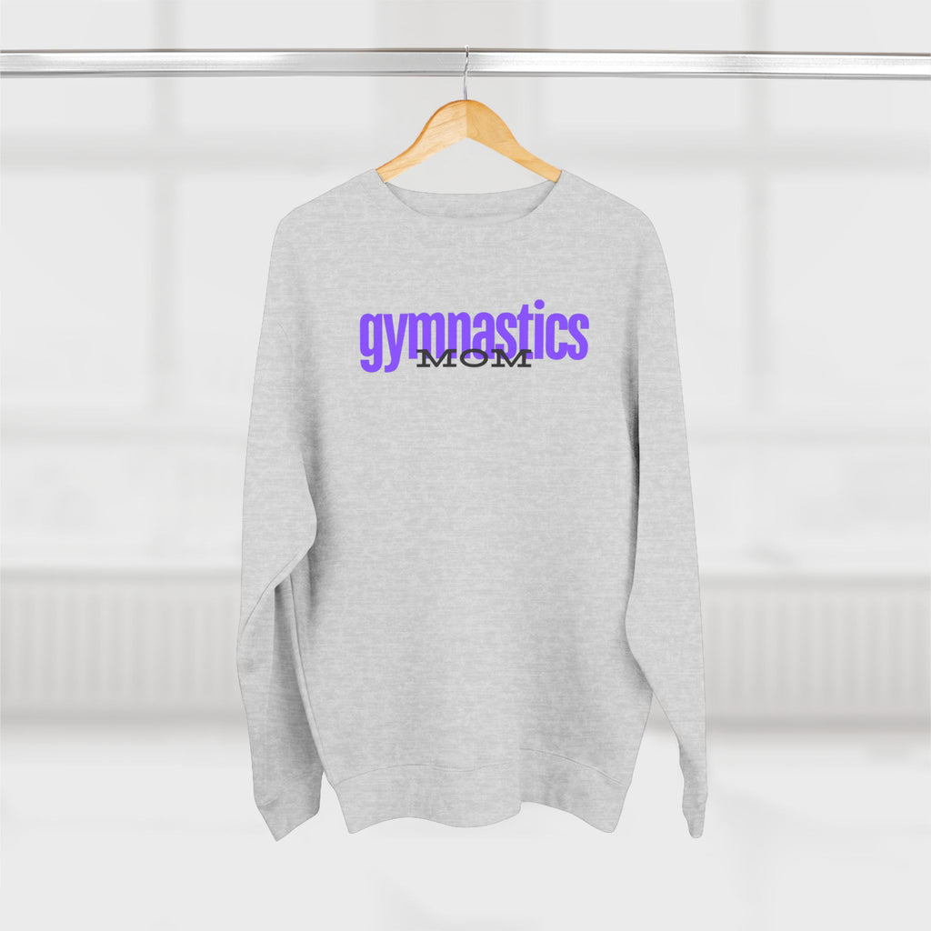 Gymnastics Mom-Purple (Adult Crewneck)