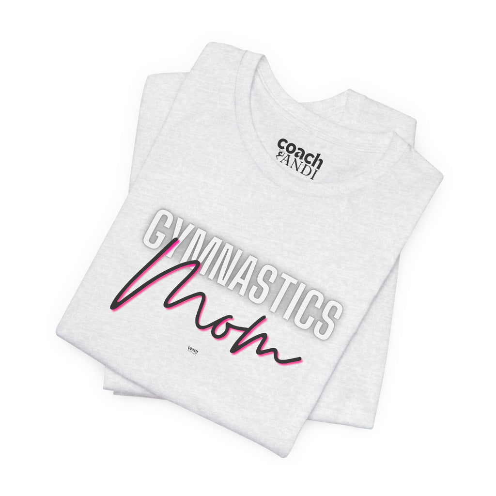 Glow Gym Mom Tshirt - Black/Pink (Adult)