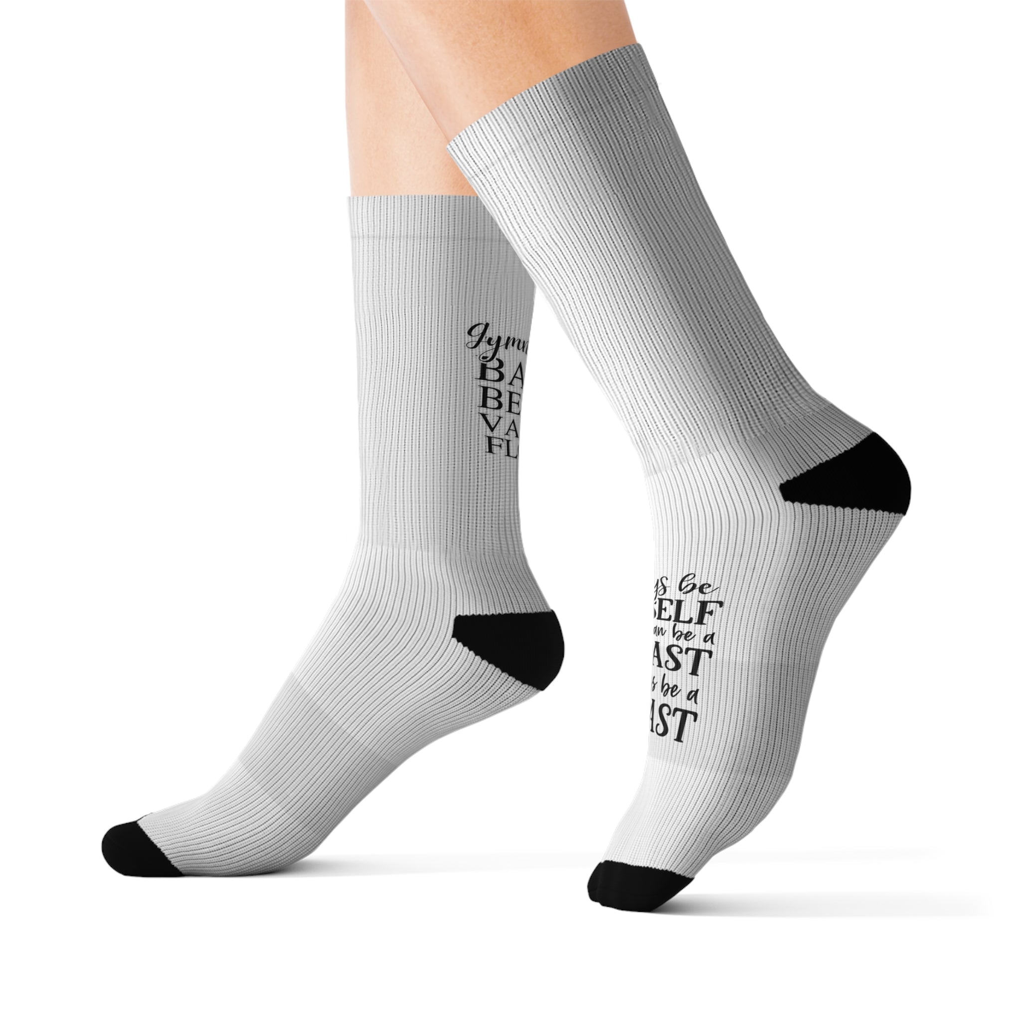 Always Be A Gymnast-Sublimation Socks