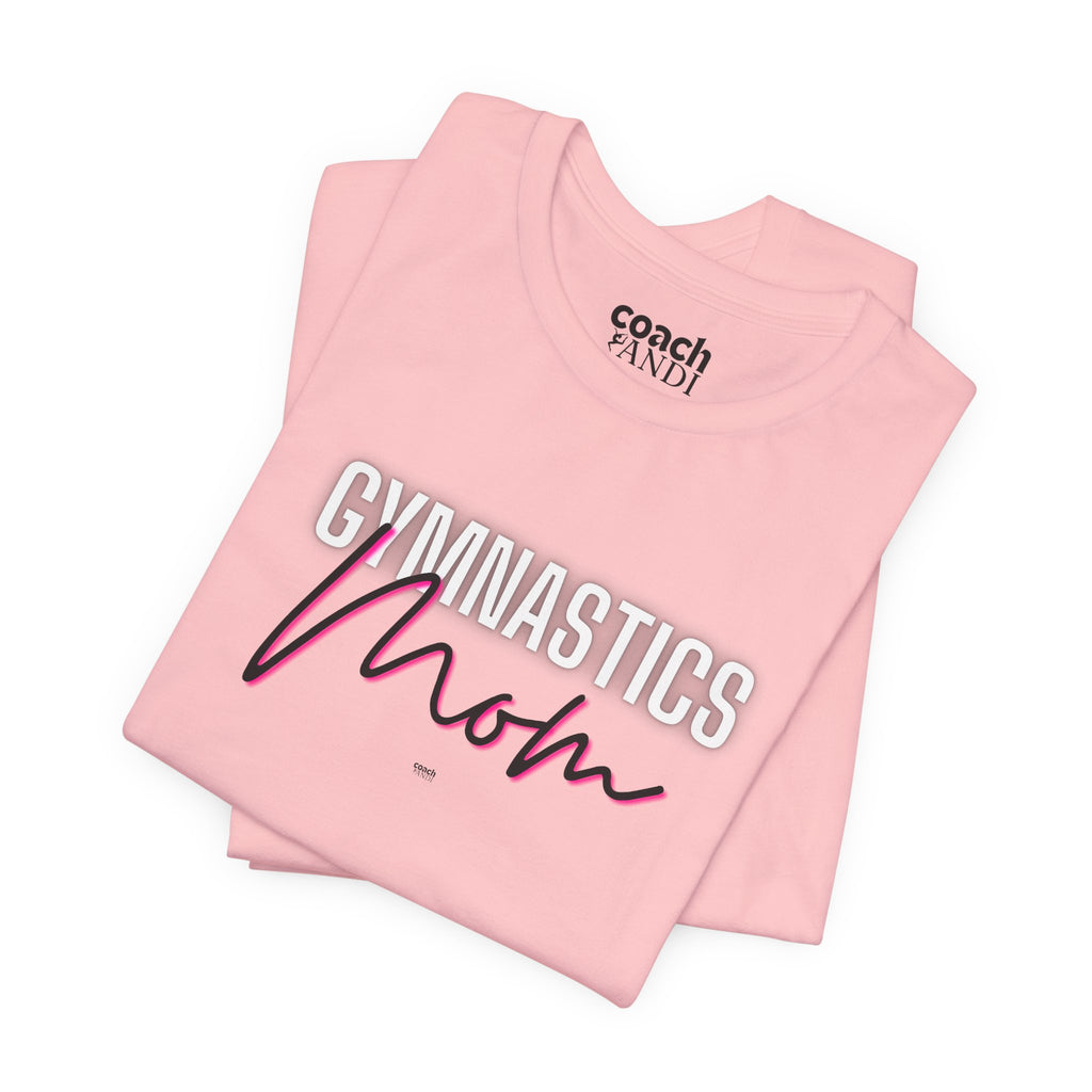 Glow Gym Mom Tshirt - Black/Pink (Adult)