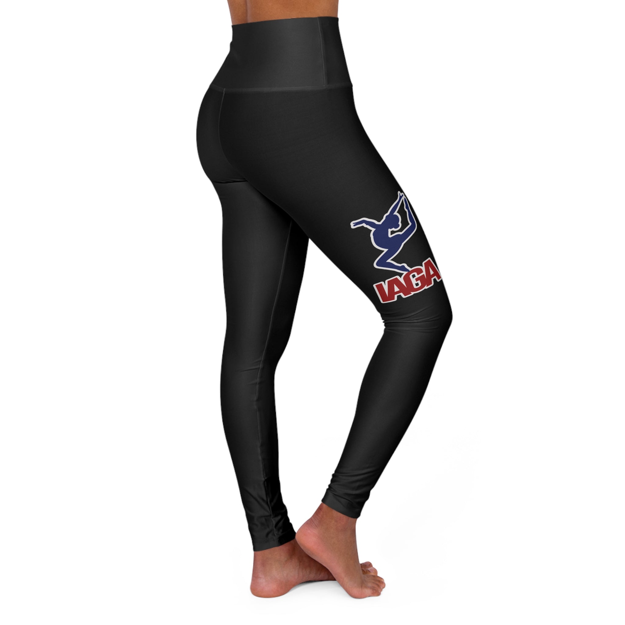 IAGA TEAM-Large Logo(Adult High Waisted Yoga Leggings (AOP)