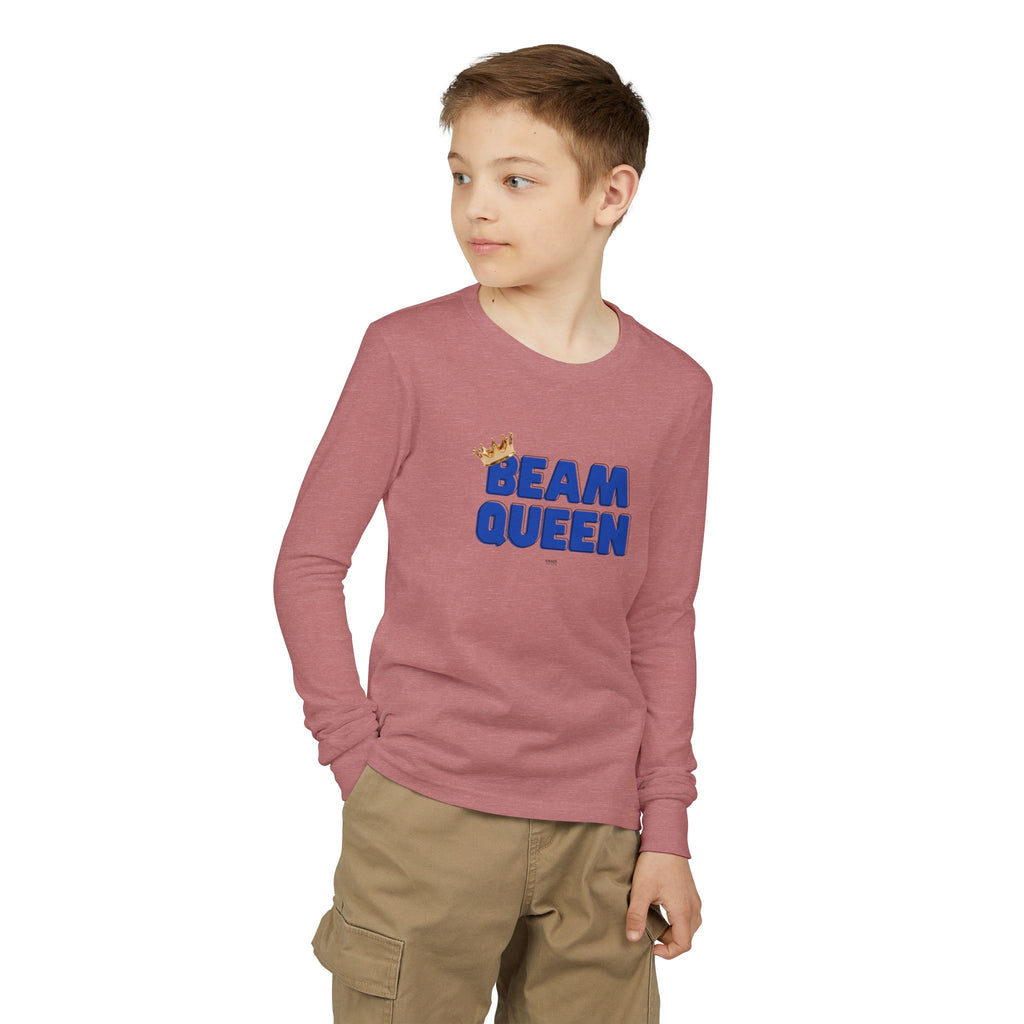 Beam Queen Long Sleeve Shirt - Blue/Black (Youth)
