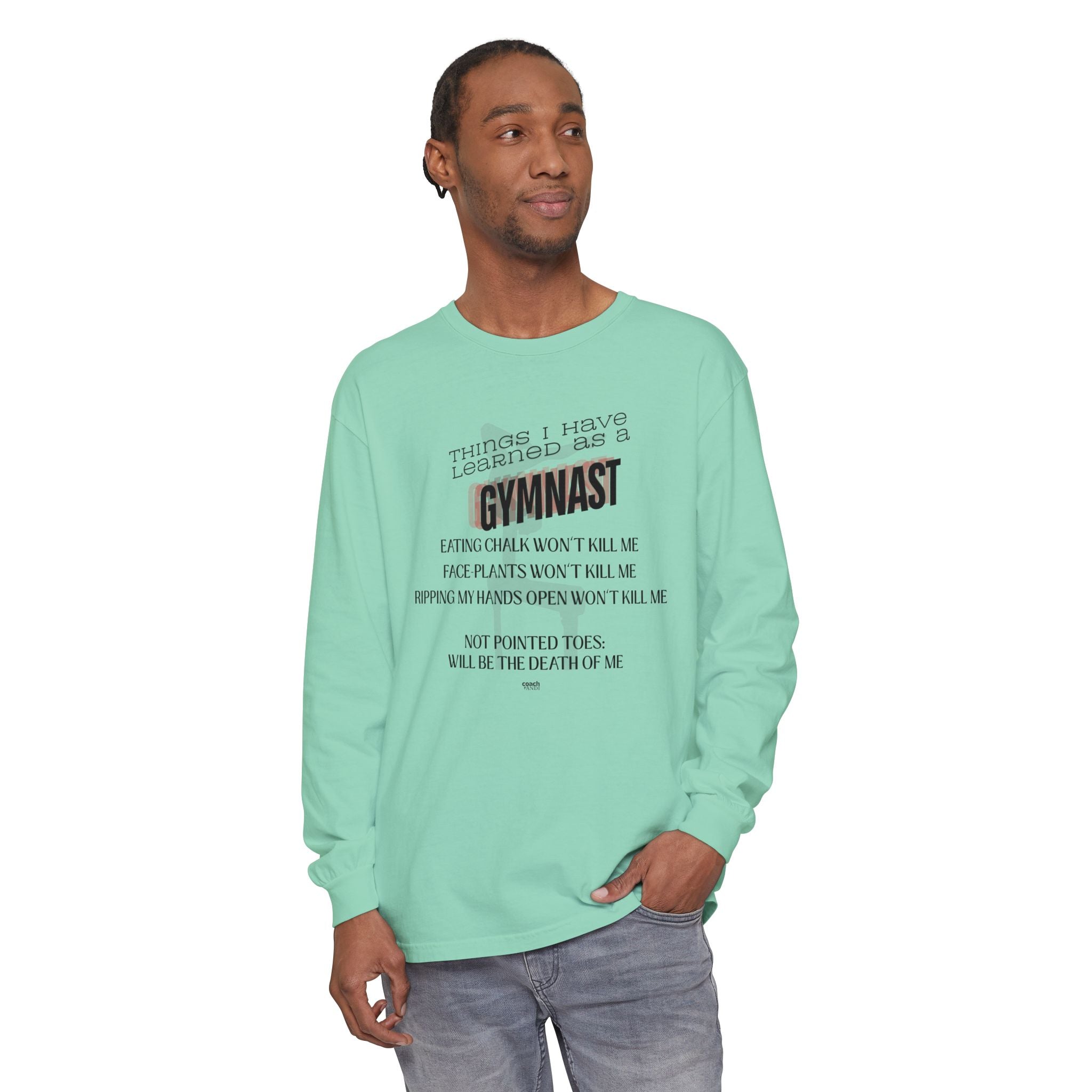 Things I Learned as a Gymnast Long Sleeve Shirt - Red (Adult)