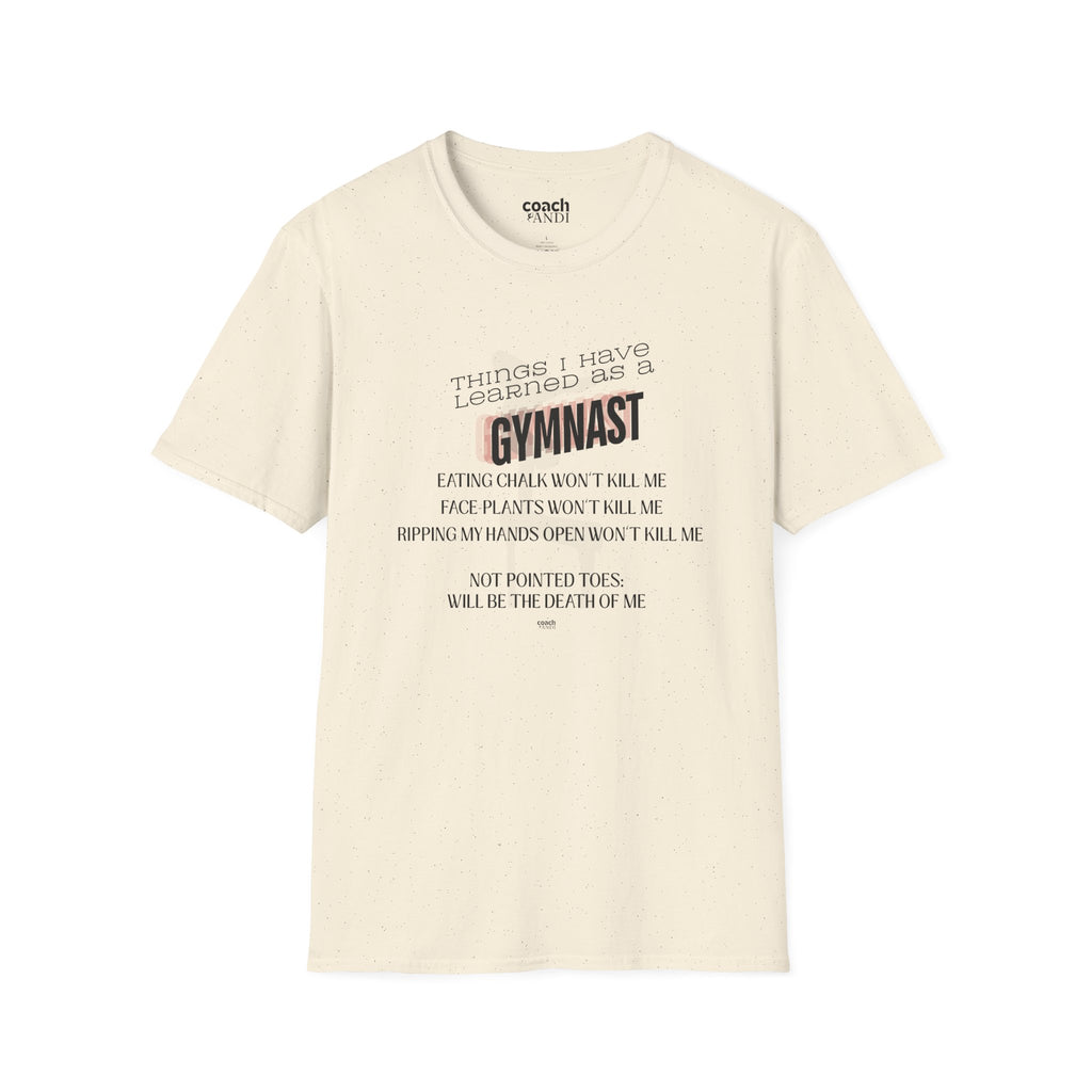 Things I Learned as a Gymnast Tshirt - Red (Adult)