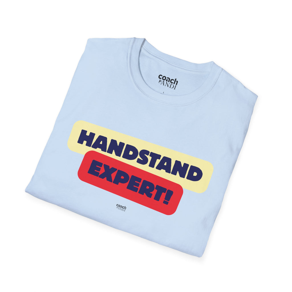 Handstand Expert Tshirt - Red/Navy (Adult)