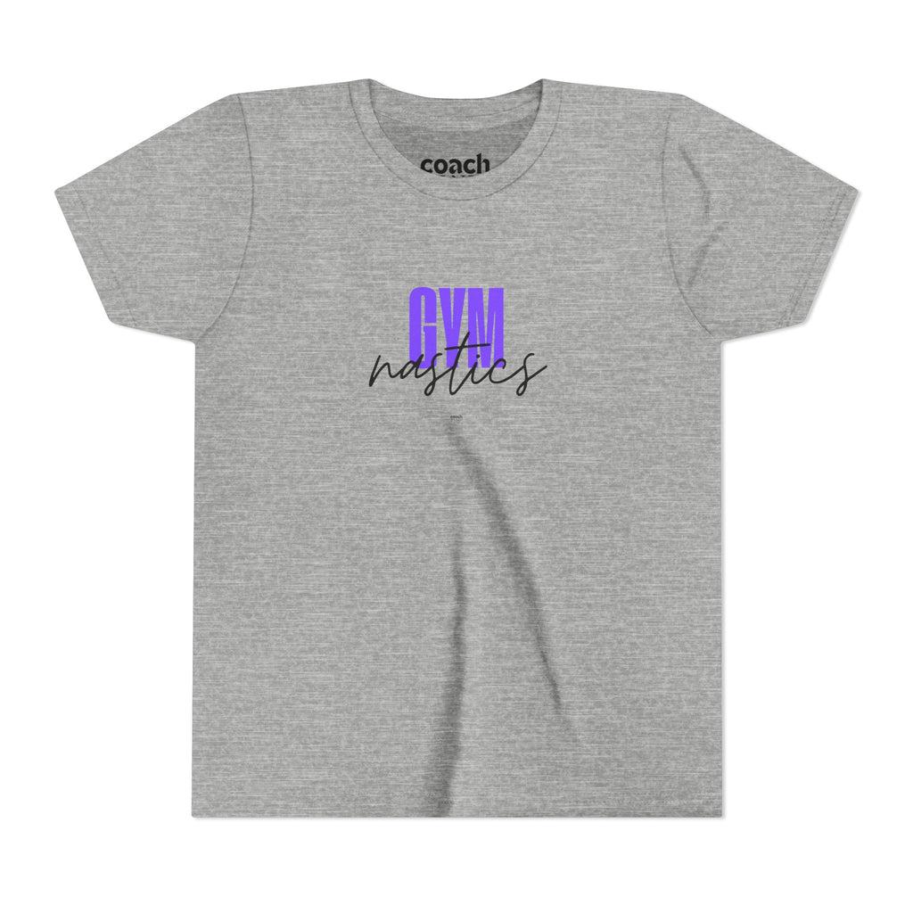 GYMnastics Short Sleeve Tee - Purple (Youth)