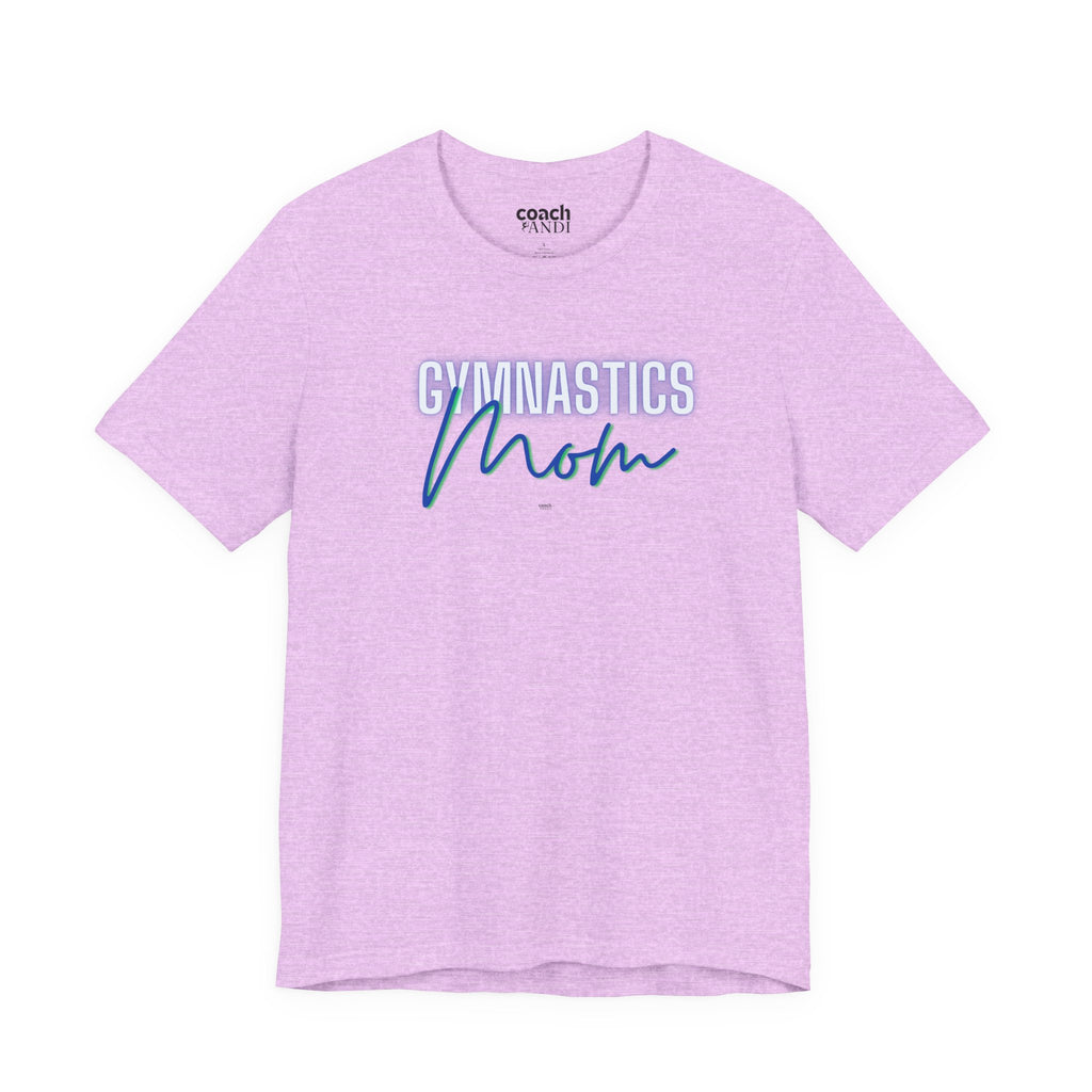 Glow Gym Mom Tshirt - Blue/Green (Adult)