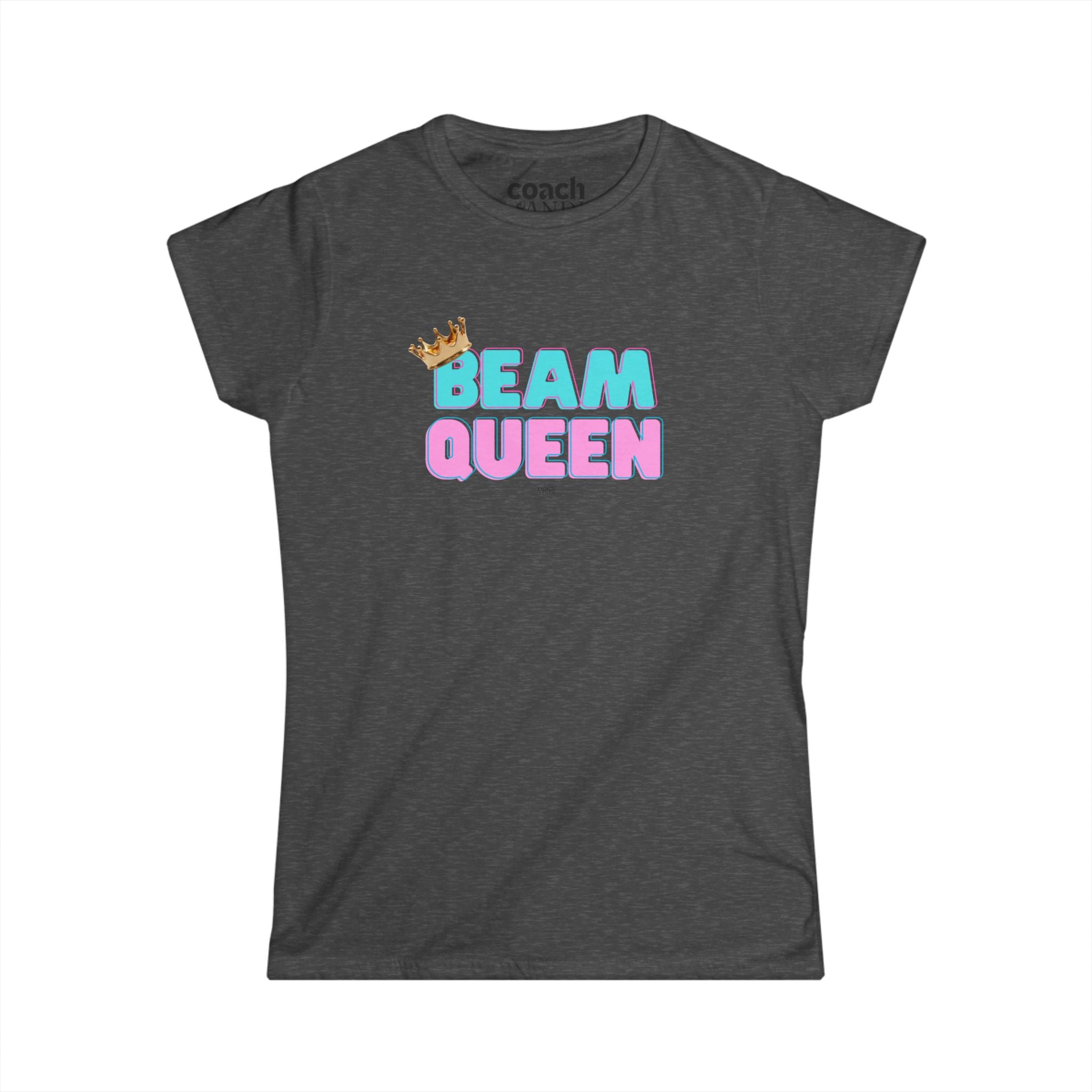 Beam Queen T-Shirt - Aqua/Pink