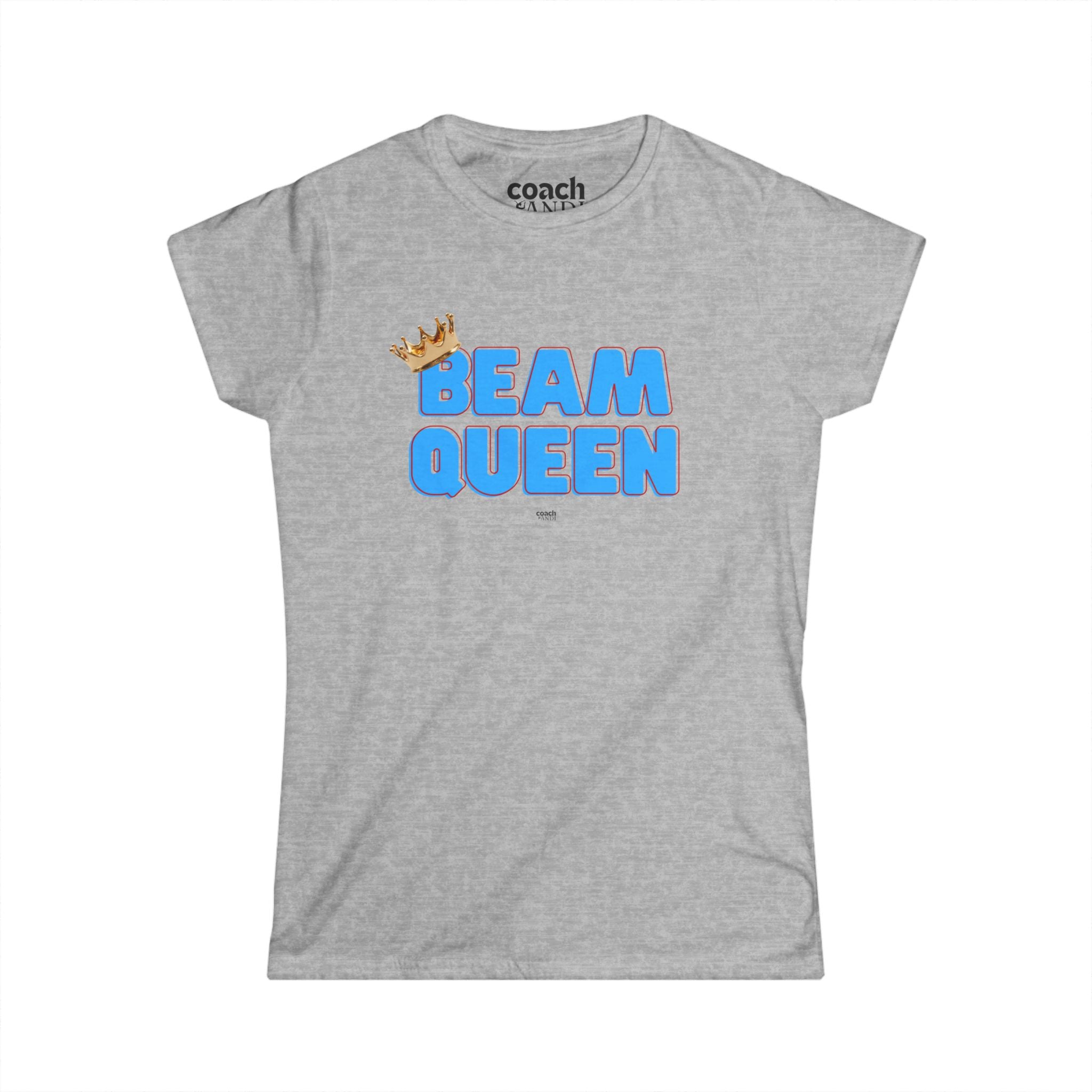 Beam Queen T-Shirt - Lt Blue/Red