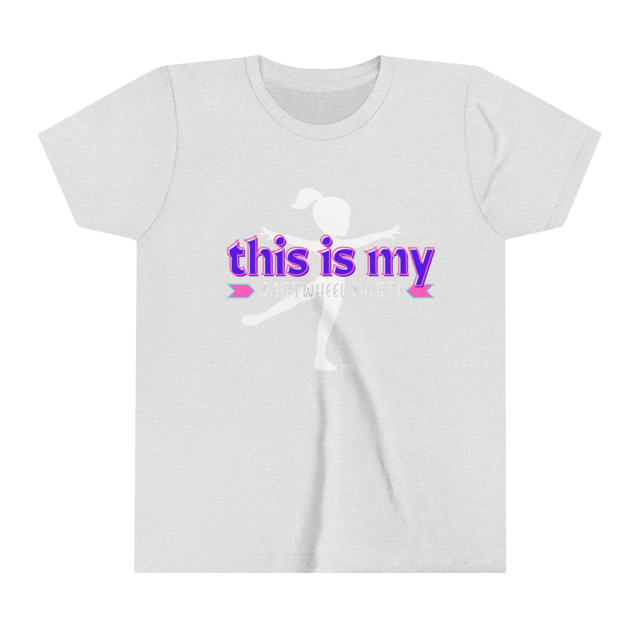 My Cartwheel Shirt-Purple/Pink (Youth Short Sleeve Tee)