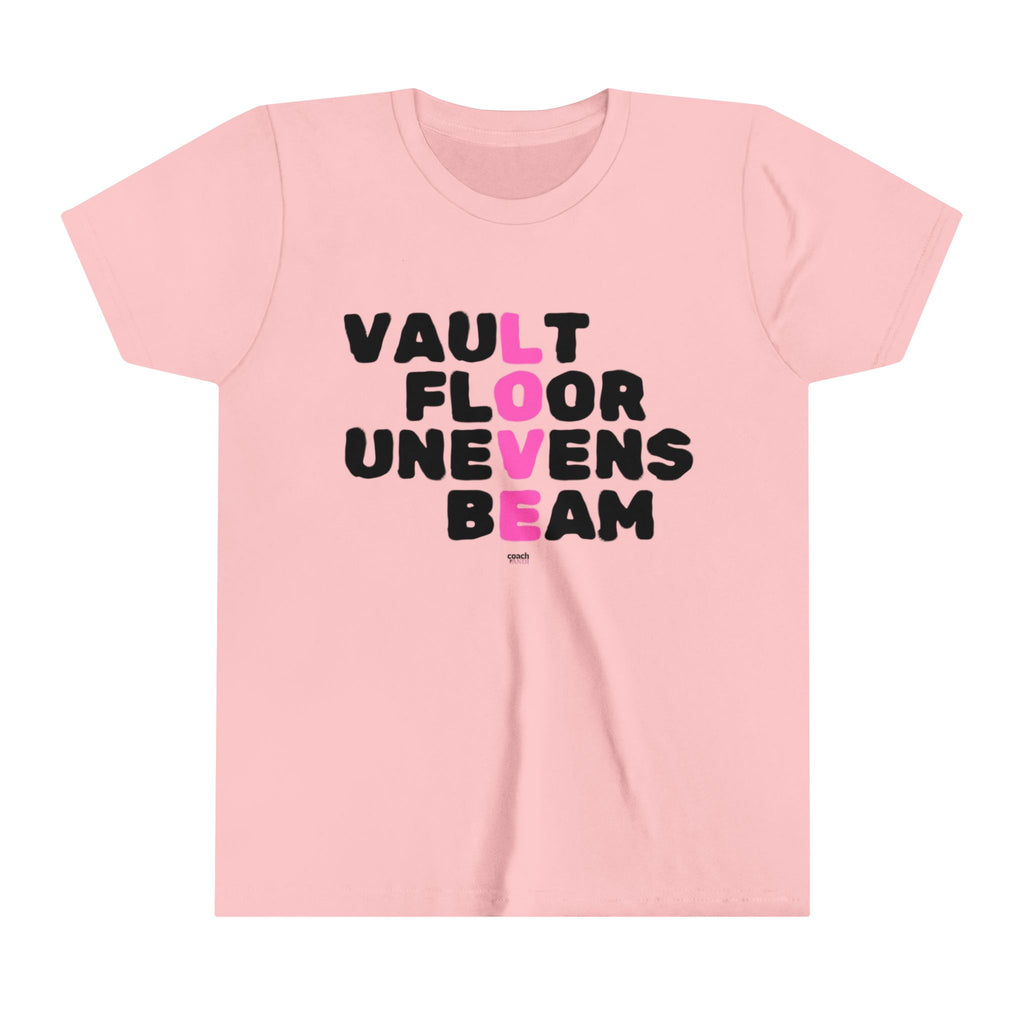 Born to be a Gymnast (Youth Short Sleeve Tee)