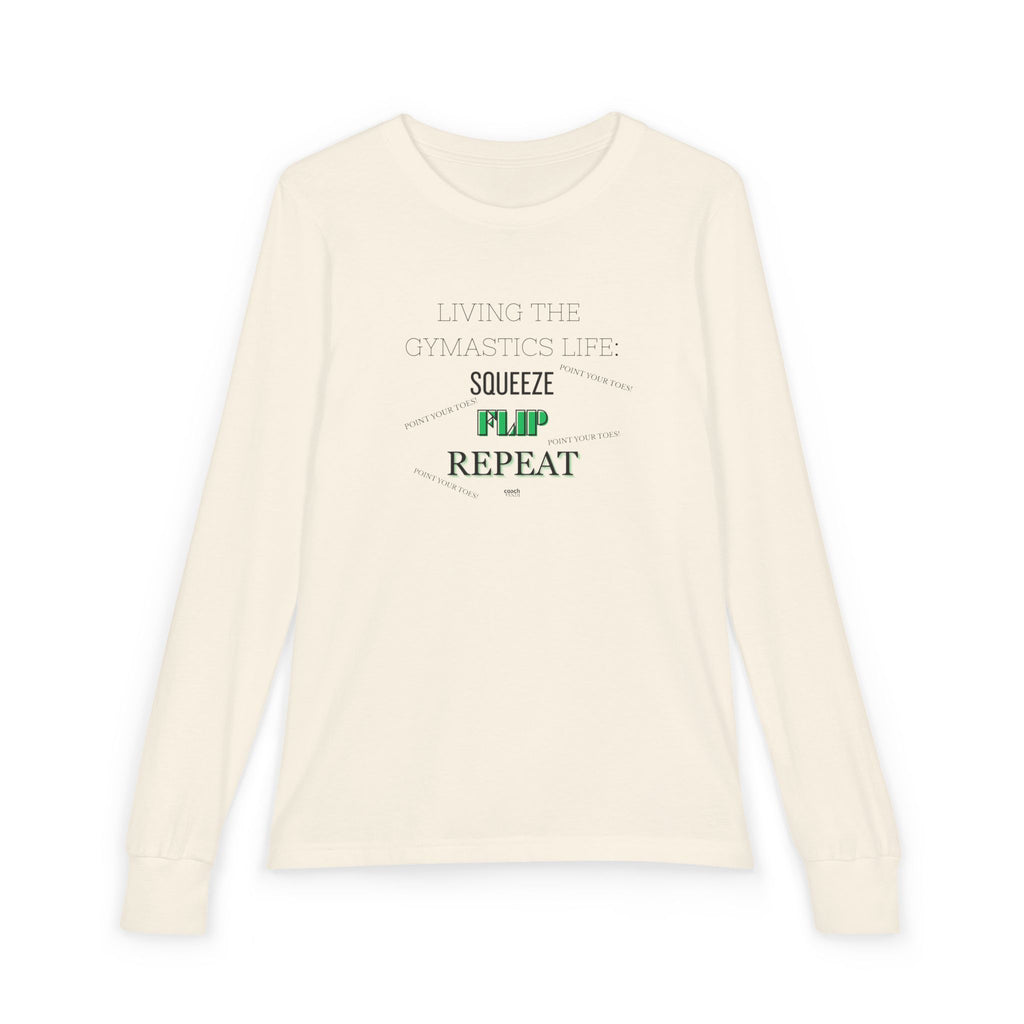 Squeeze Flip REPEAT Long Sleeve Shirt -Green (Youth)