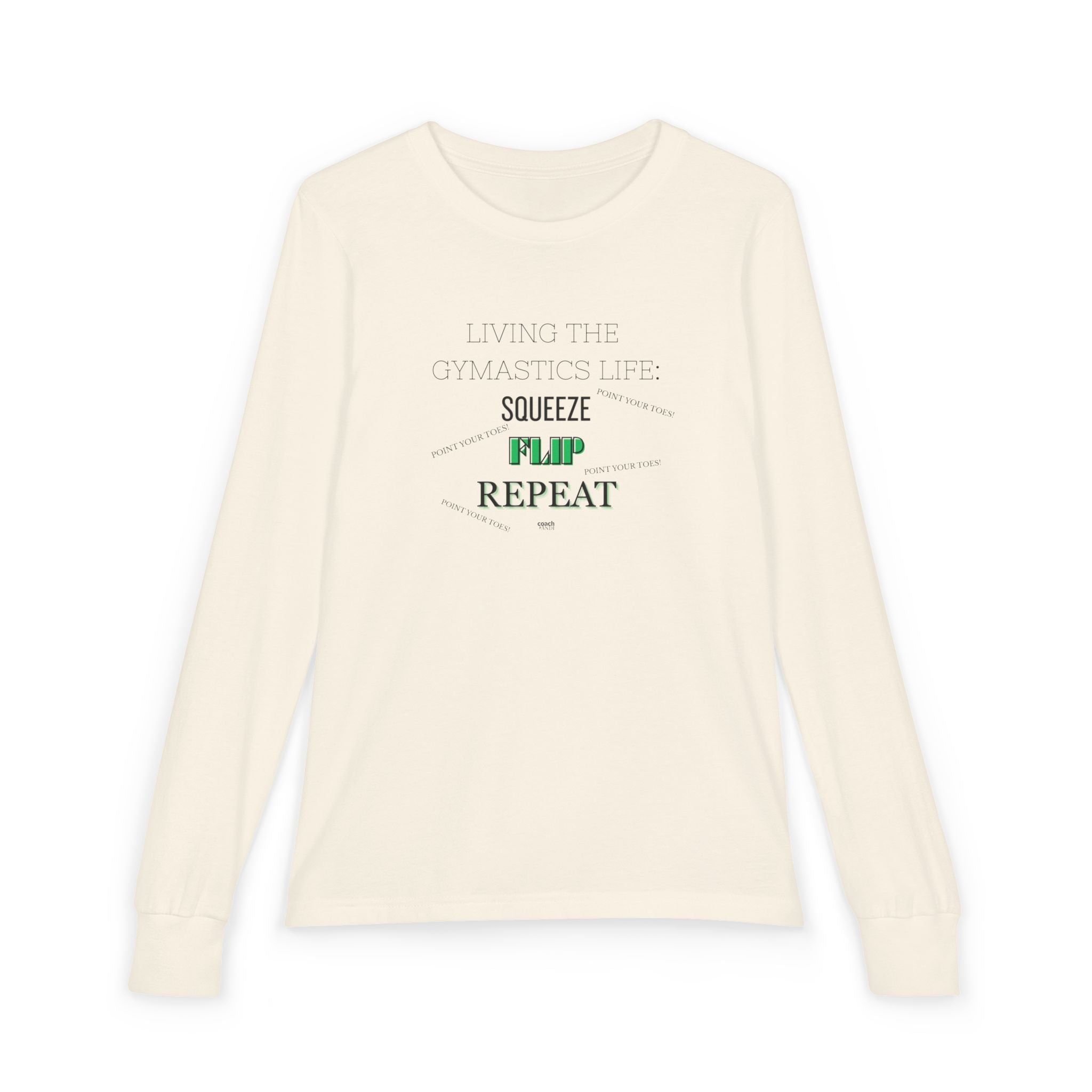 Squeeze Flip REPEAT Long Sleeve Shirt -Green (Youth)