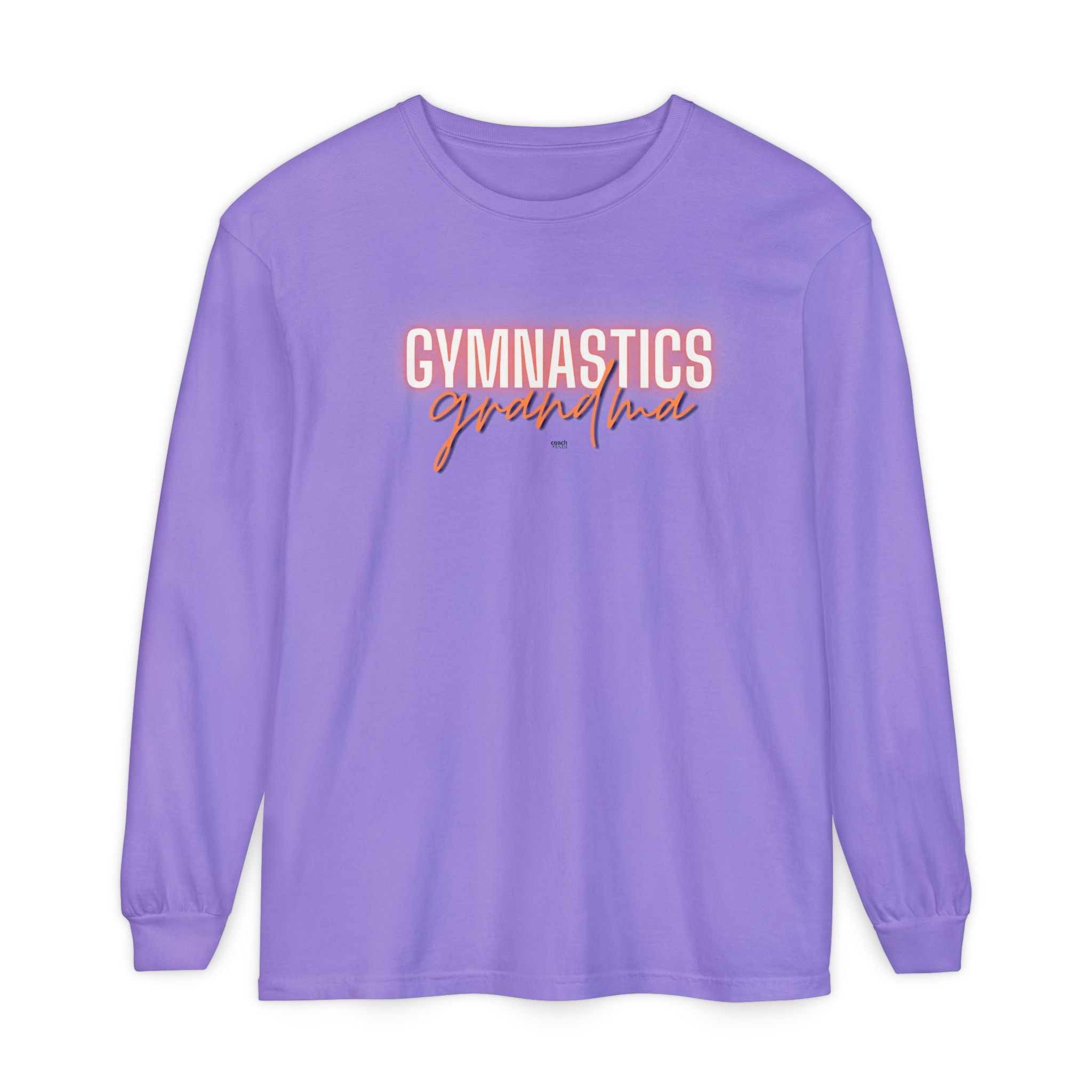 Glow Gym Gma Long Sleeve Shirt - Orange/Blue (Adult)