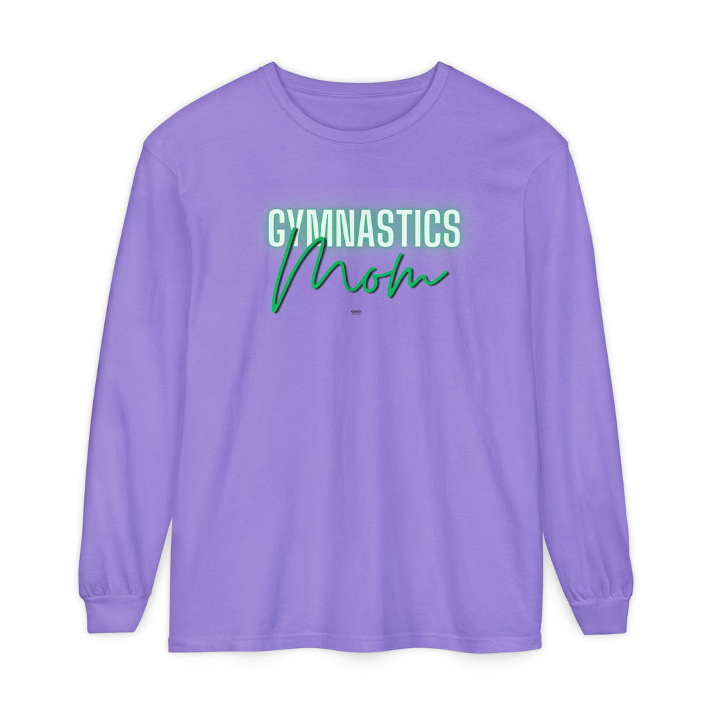 Glow Gym Mom Long Sleeve Shirt - Green (Adult)