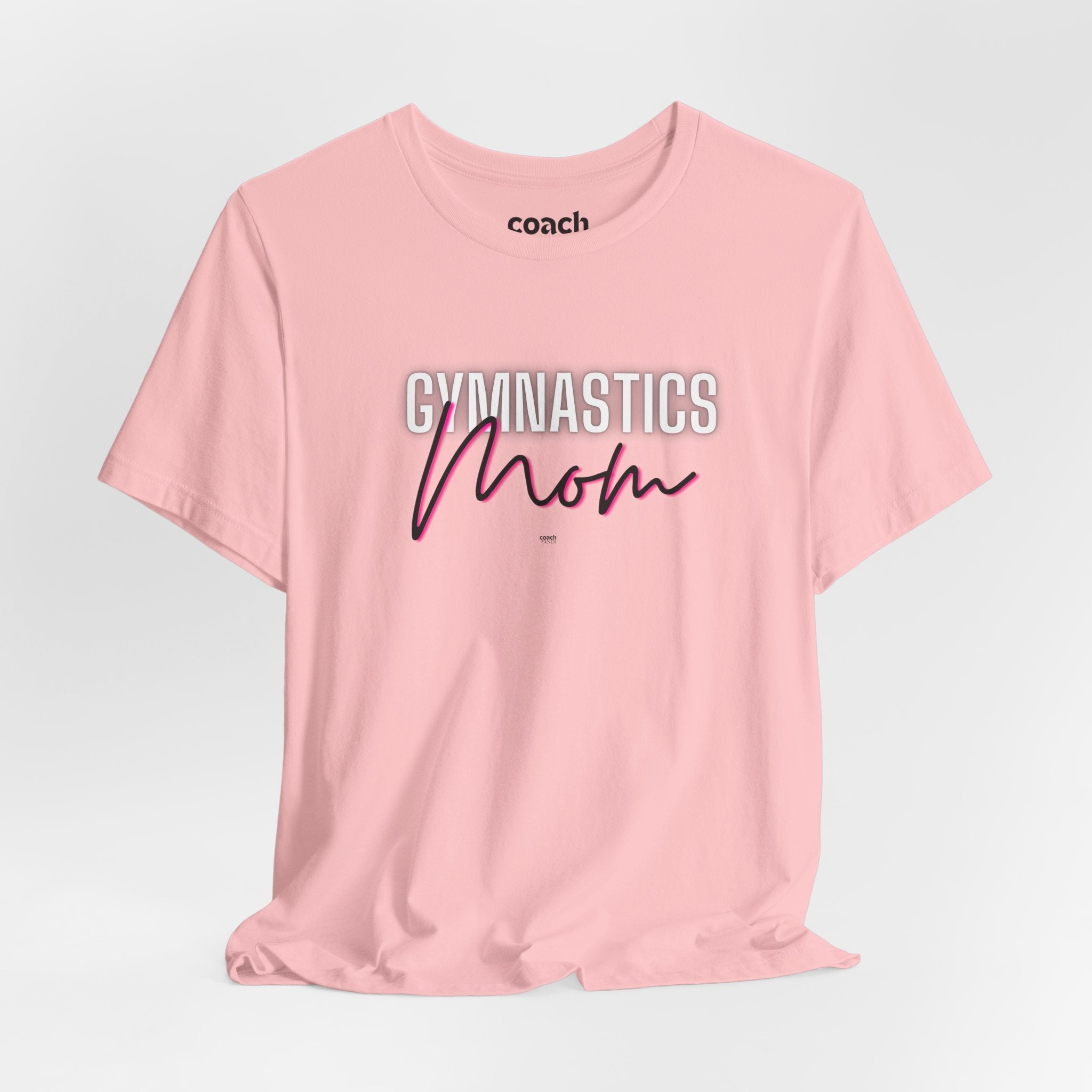 Glow Gym Mom Tshirt - Black/Pink (Adult)