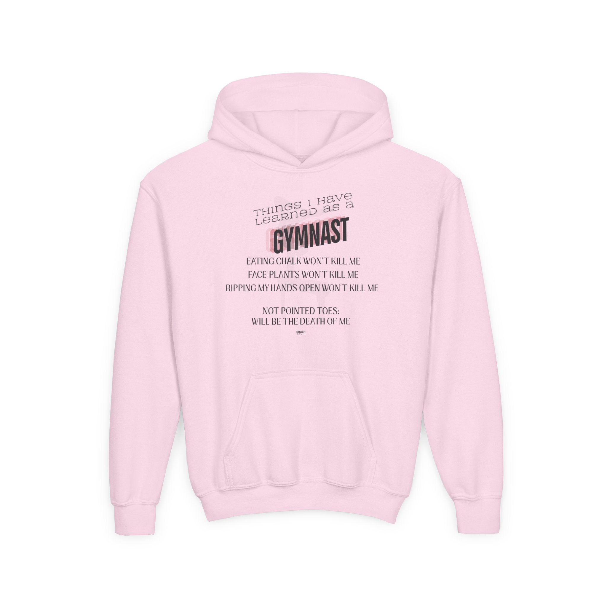 Things I learned as a Gymnast Hoodie - Red (Youth)