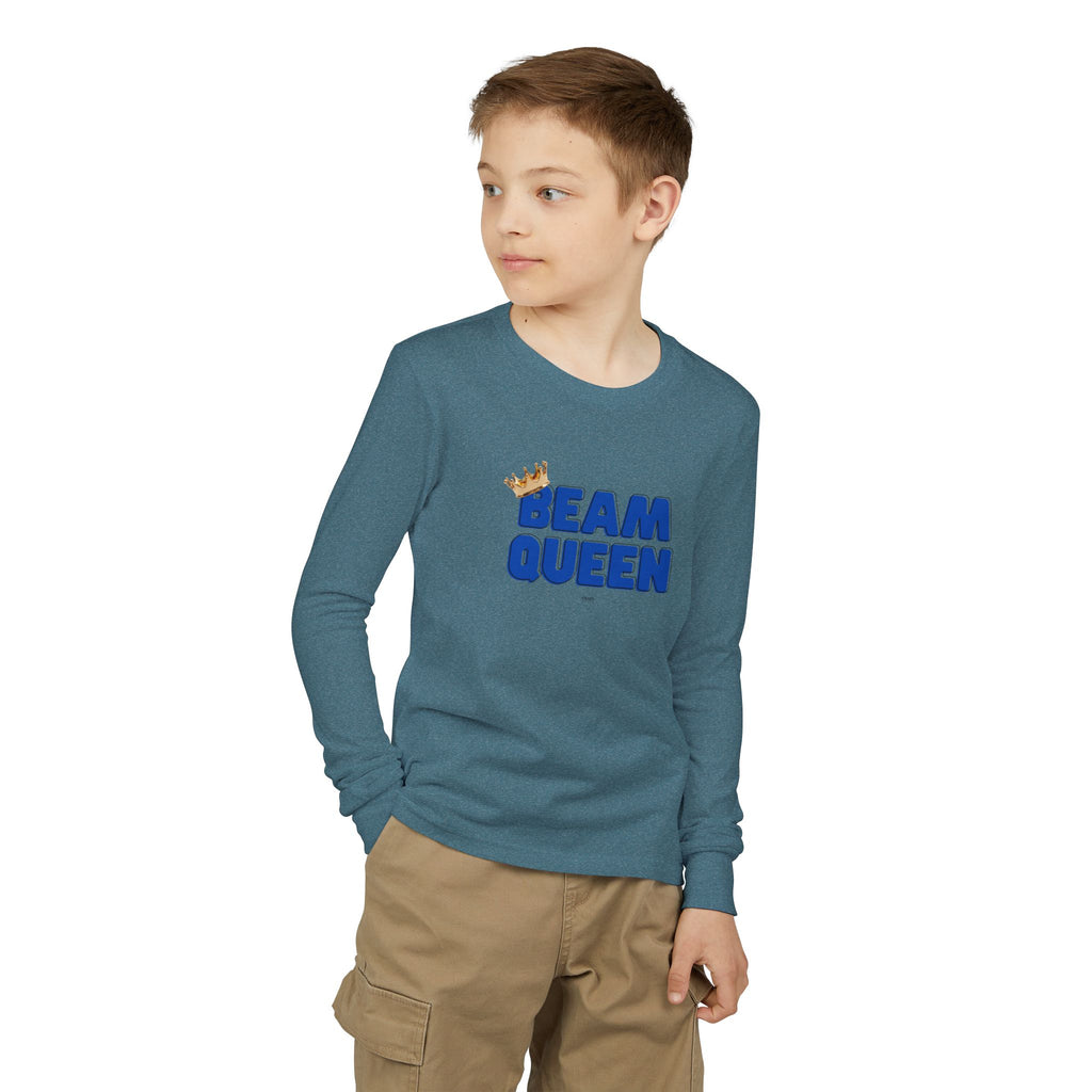 Beam Queen Long Sleeve Shirt - Blue/Black (Youth)
