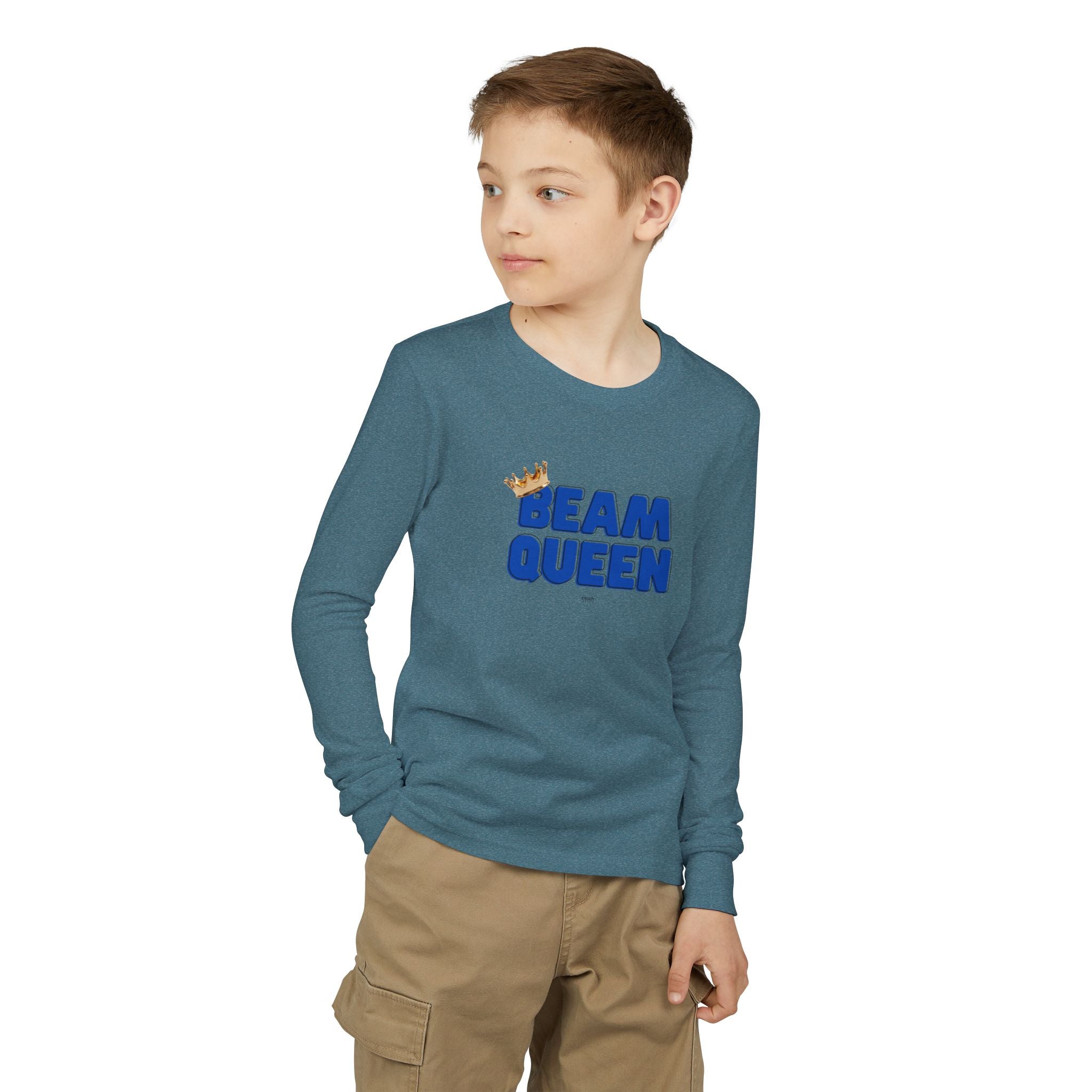 Beam Queen Long Sleeve Shirt - Blue/Black (Youth)