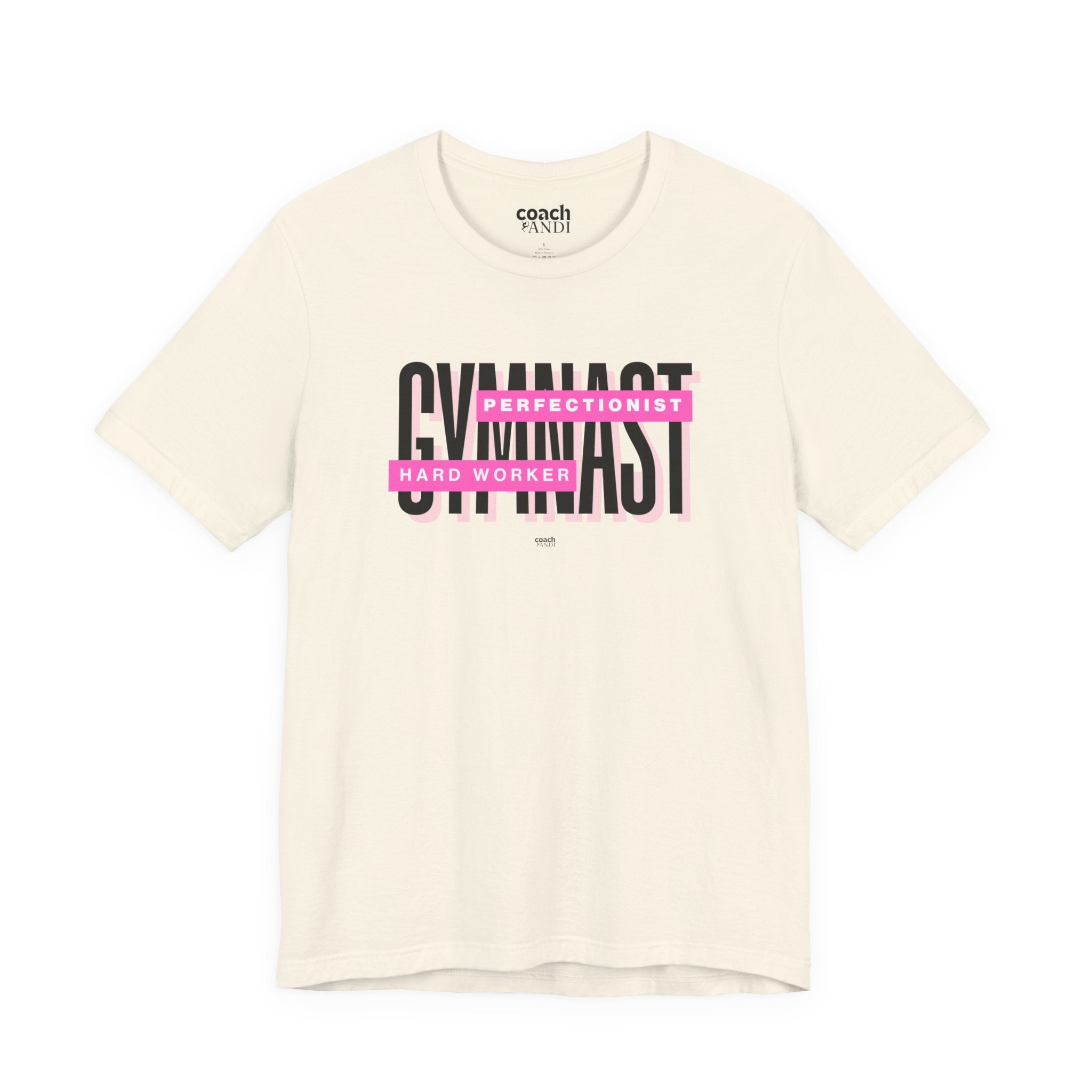Gymnast Hard Worker Tshirt - Pink (Adult)