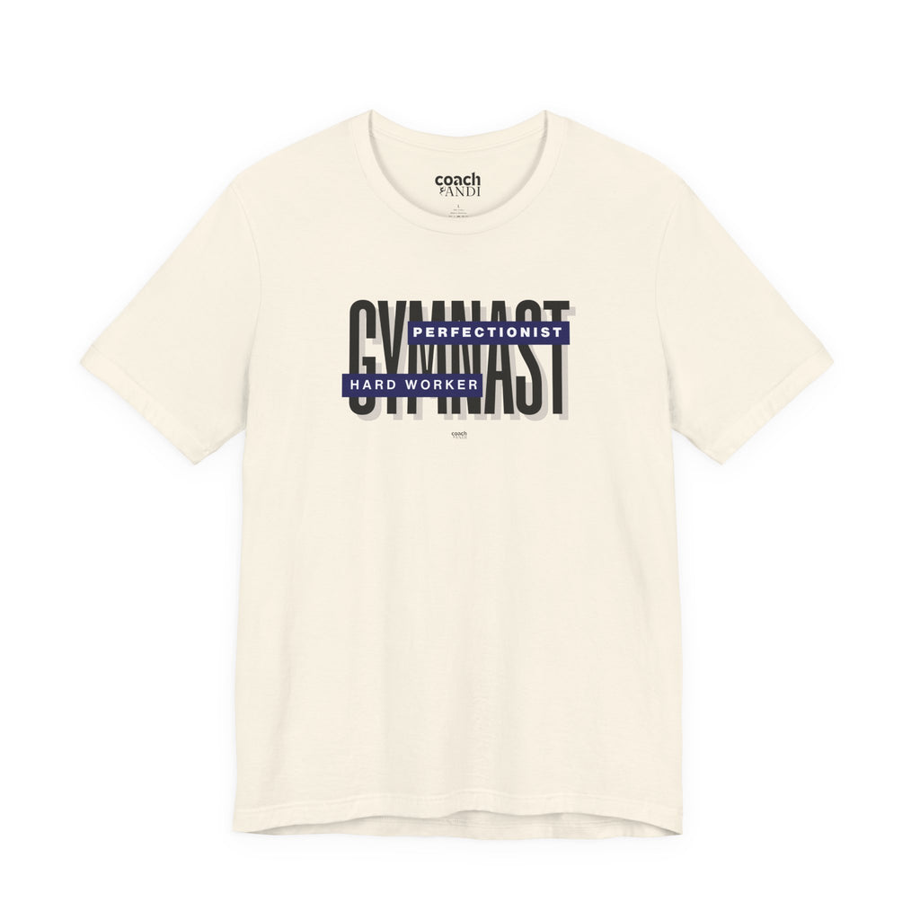 Gymnast Hard Worker Tshirt - Blue (Adult)