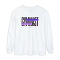 Gymnast Hard Worker Long Sleeve Shirt - Purple (Adult)