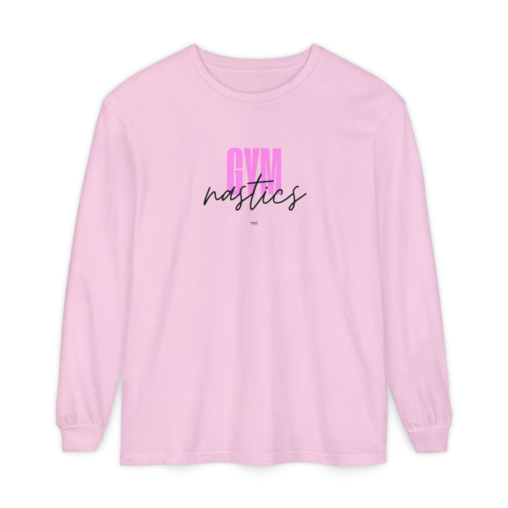 GYMnastics Long Sleeve Shirt - Pink (Adult)