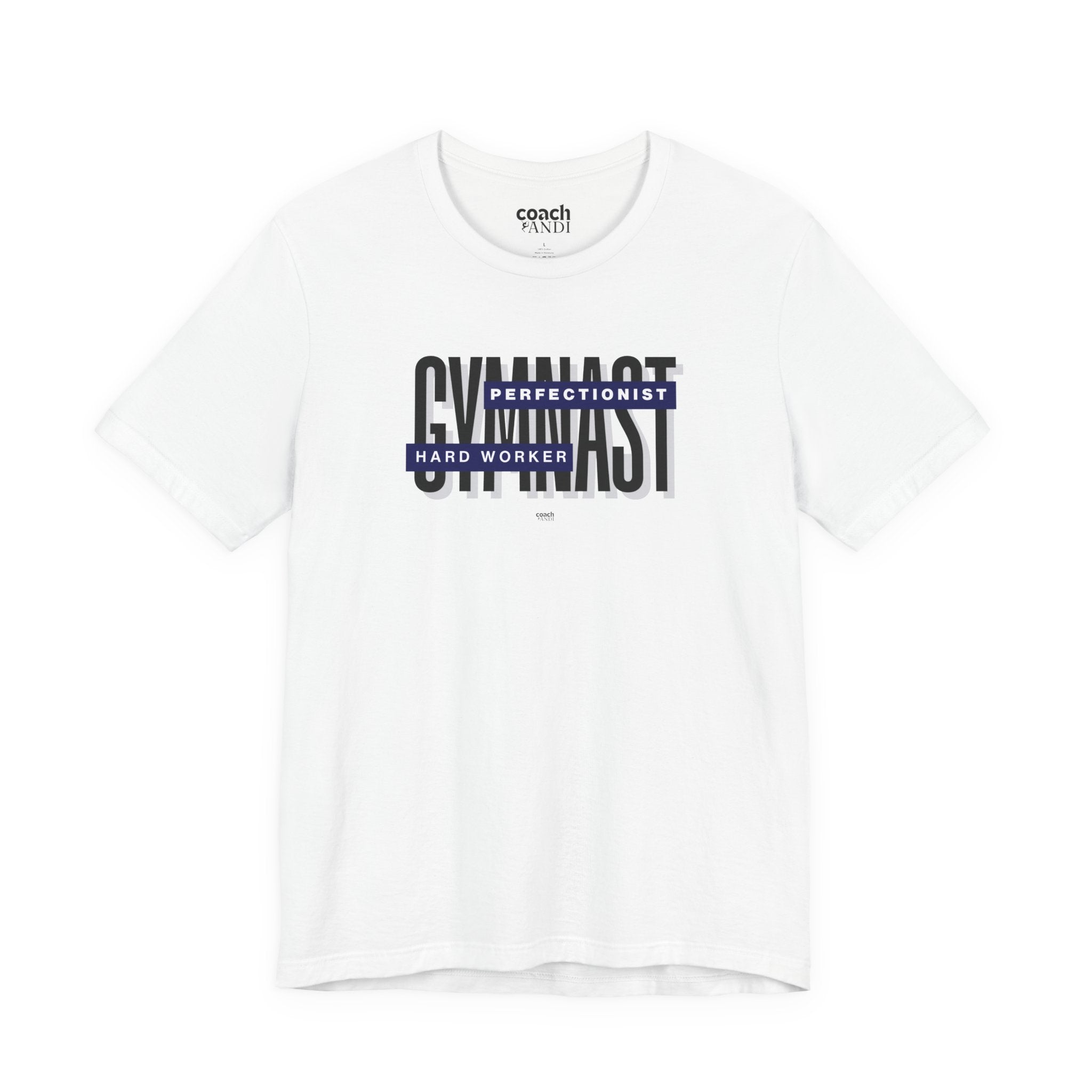 Gymnast Hard Worker Tshirt - Blue (Adult)