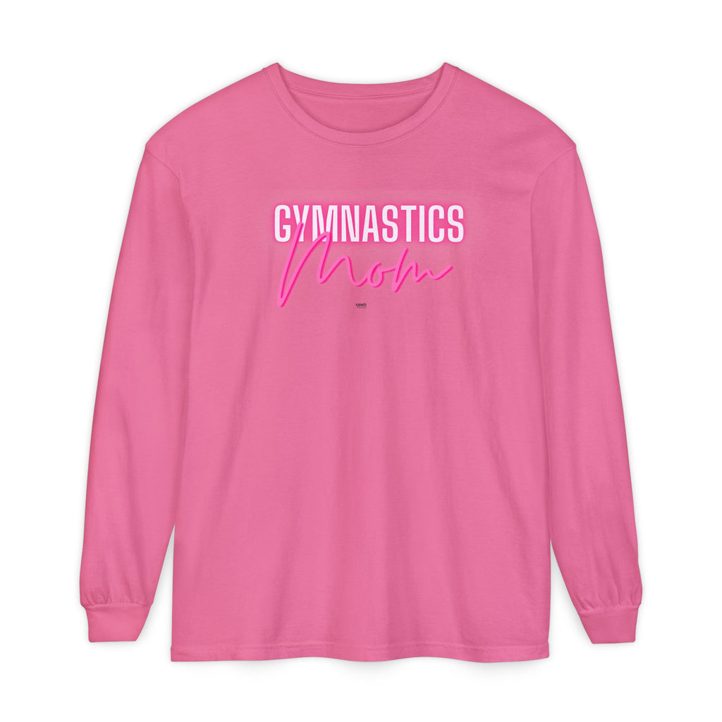 Glow Gym Mom Long Sleeve Shirt - Pink (Adult)