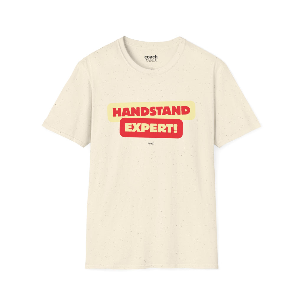 Handstand Expert Tshirt - Red/Yellow (Adult)