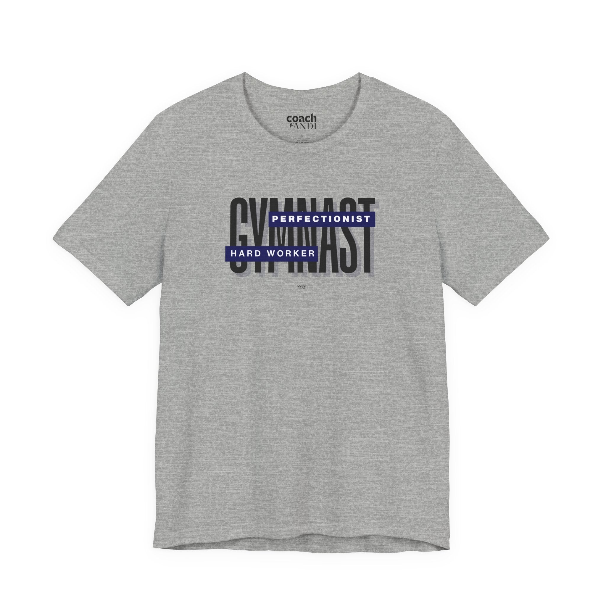 Gymnast Hard Worker Tshirt - Blue (Adult)