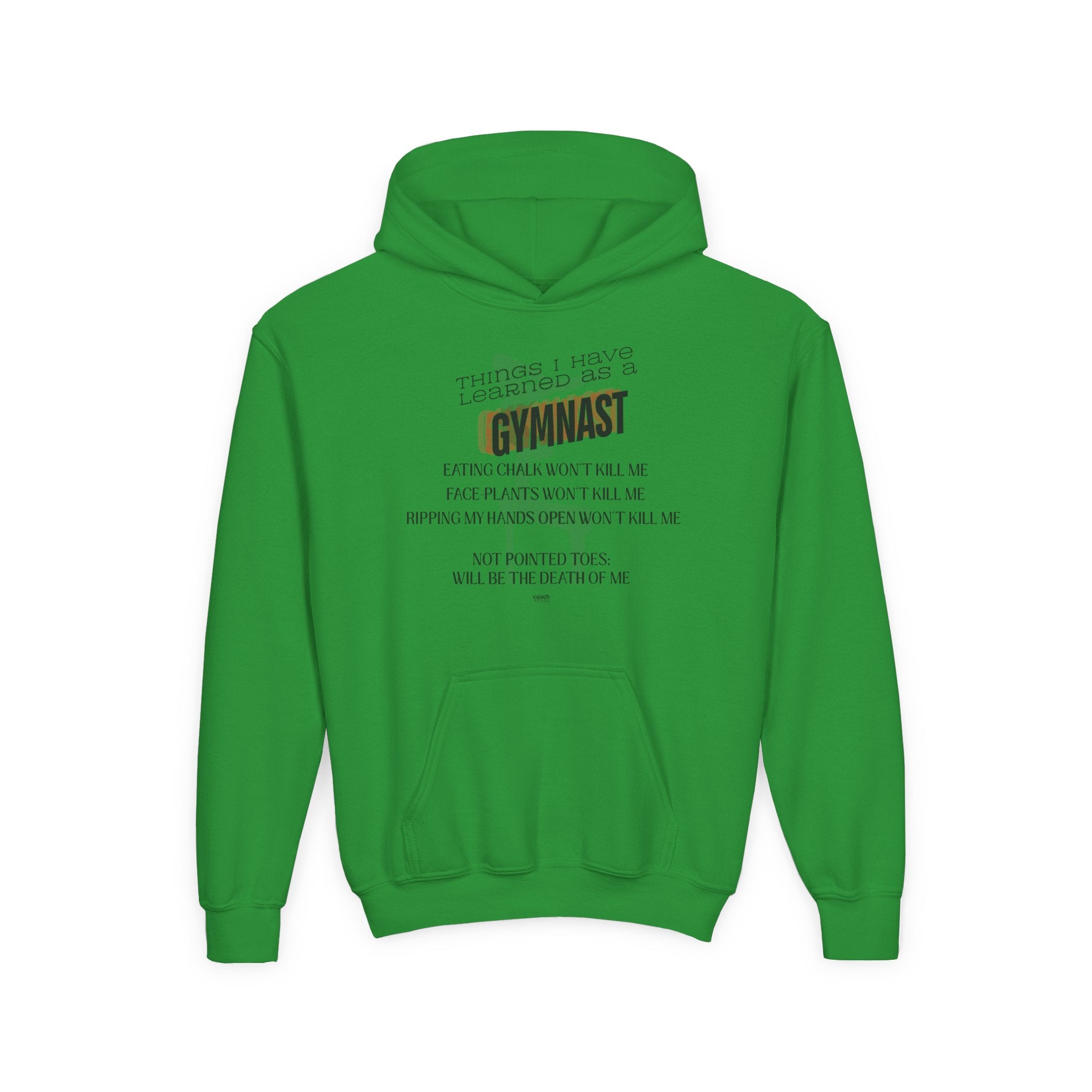 Things I learned as a Gymnast Hoodie - Red (Youth)