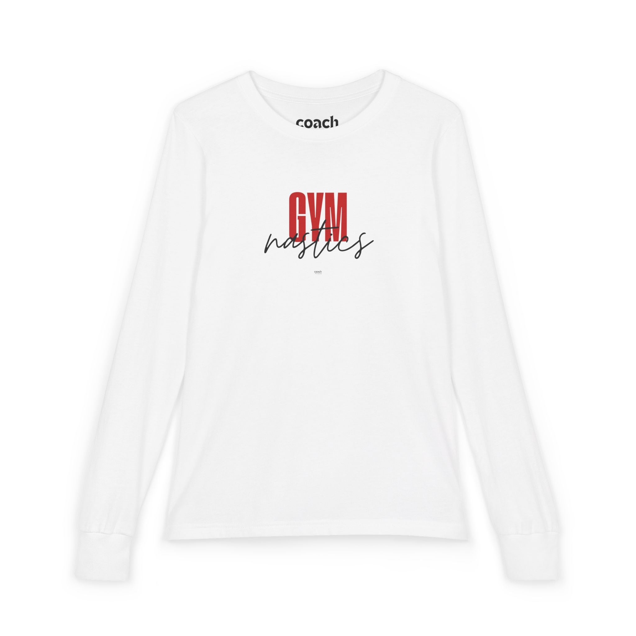 GYMnastics Long Sleeve Shirt - Red (Youth)