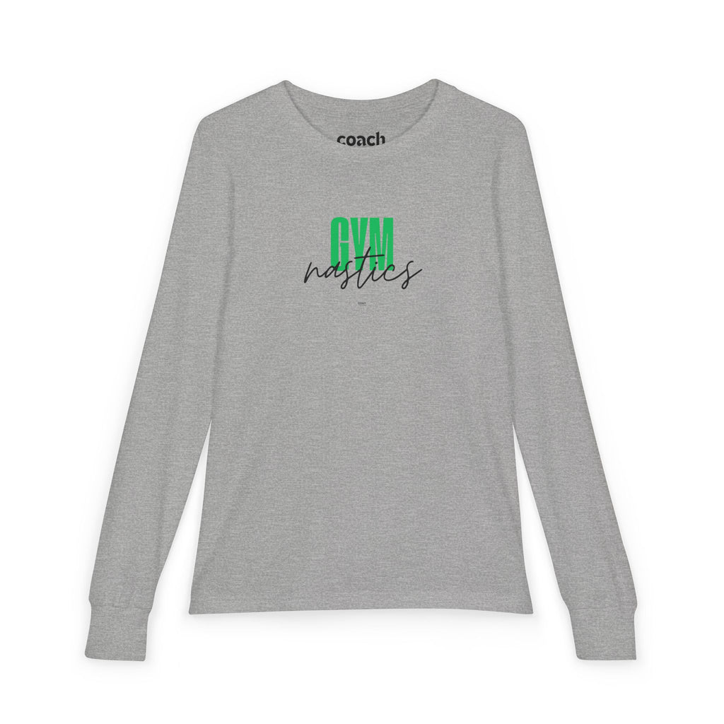 GYMnastics Long Sleeve Shirt - Green (Youth)